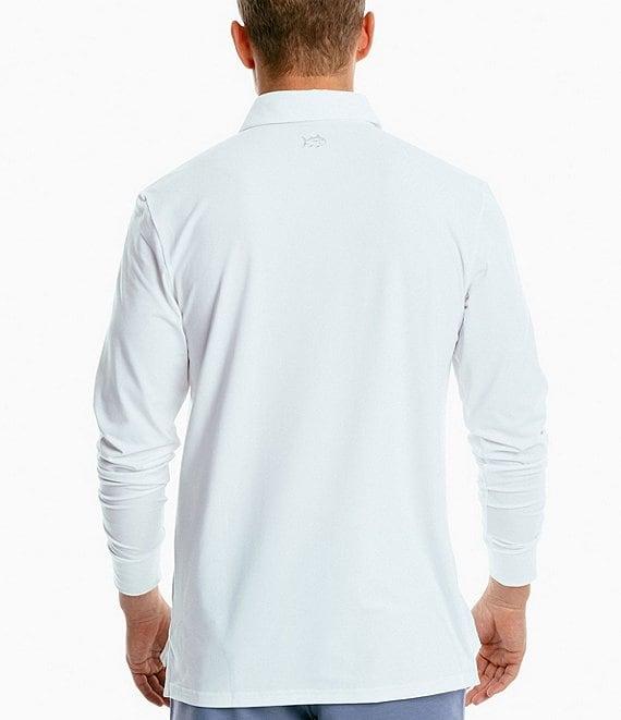 Southern Tide Ryder Performance Stretch Long-Sleeve Polo Shirt Product Image