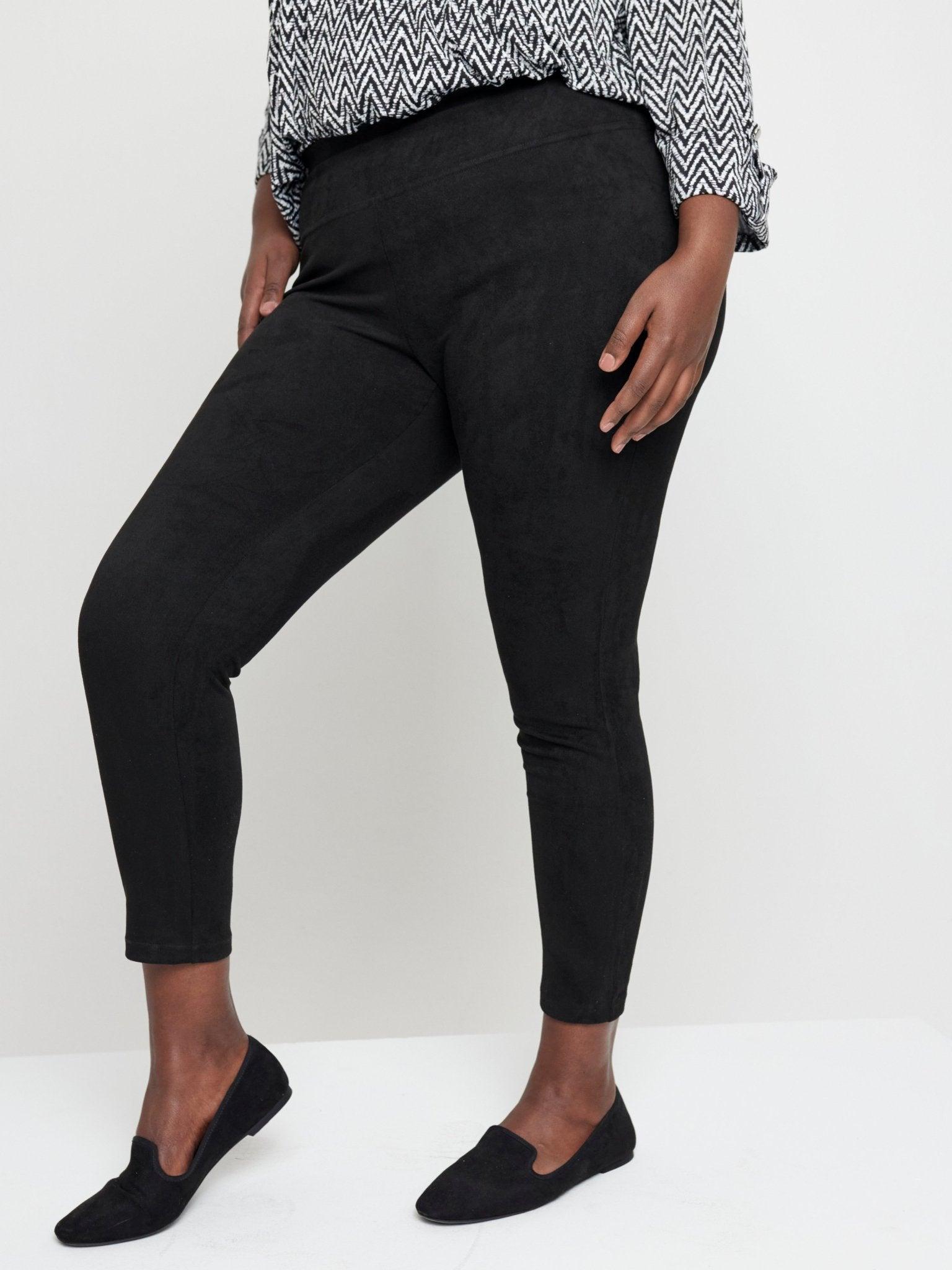 Roz & Ali Tummy Control Faux Suede - Plus Product Image