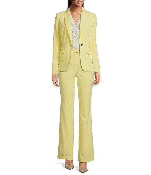 Calvin Klein Printed Matte Jersey V-Neck Sleeveless Fitted Cami Product Image