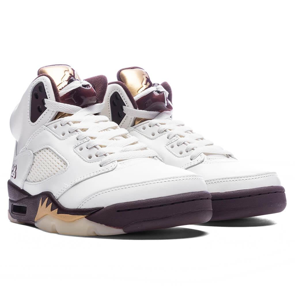 Women's Air Jordan 5 Retro 'Earth' - Earth/Metallic Gold/Sail/Muslin Female Product Image