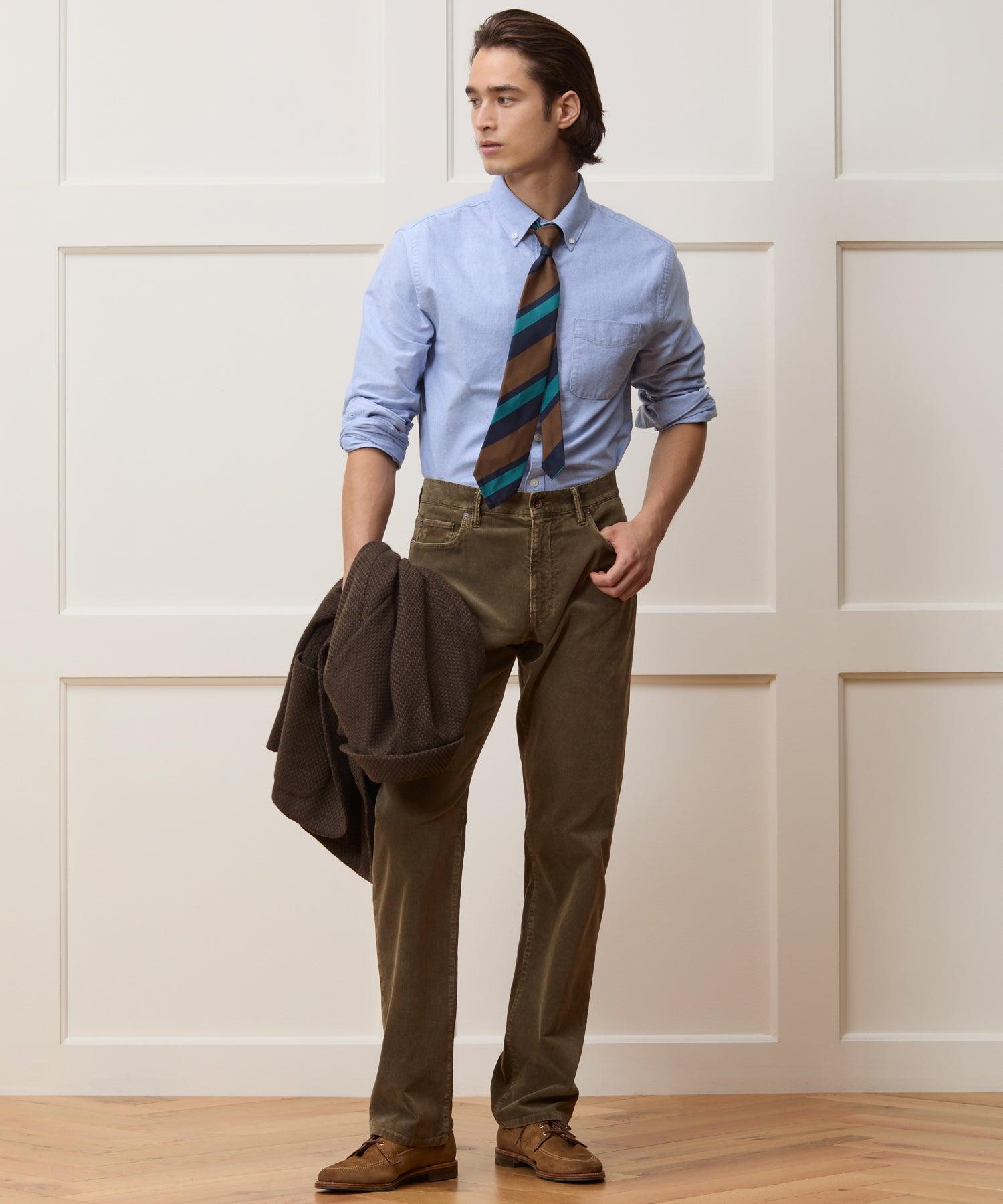 Japanese Selvedge Oxford Button-Down Collar Shirt Product Image