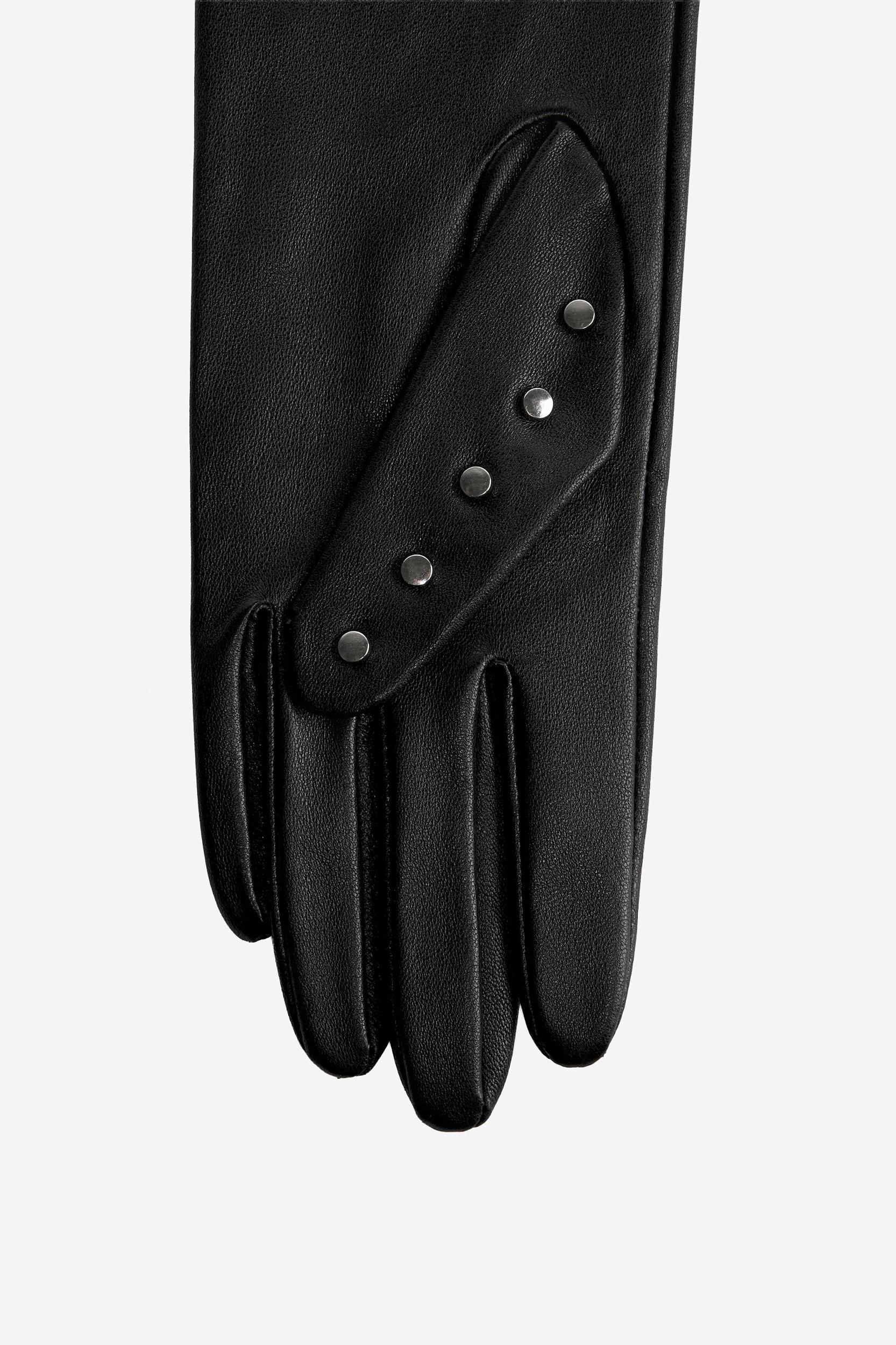 LEATHER GLOVES WITH STUDS LUDOVIC DE SAINT SERNIN x ZARA Product Image
