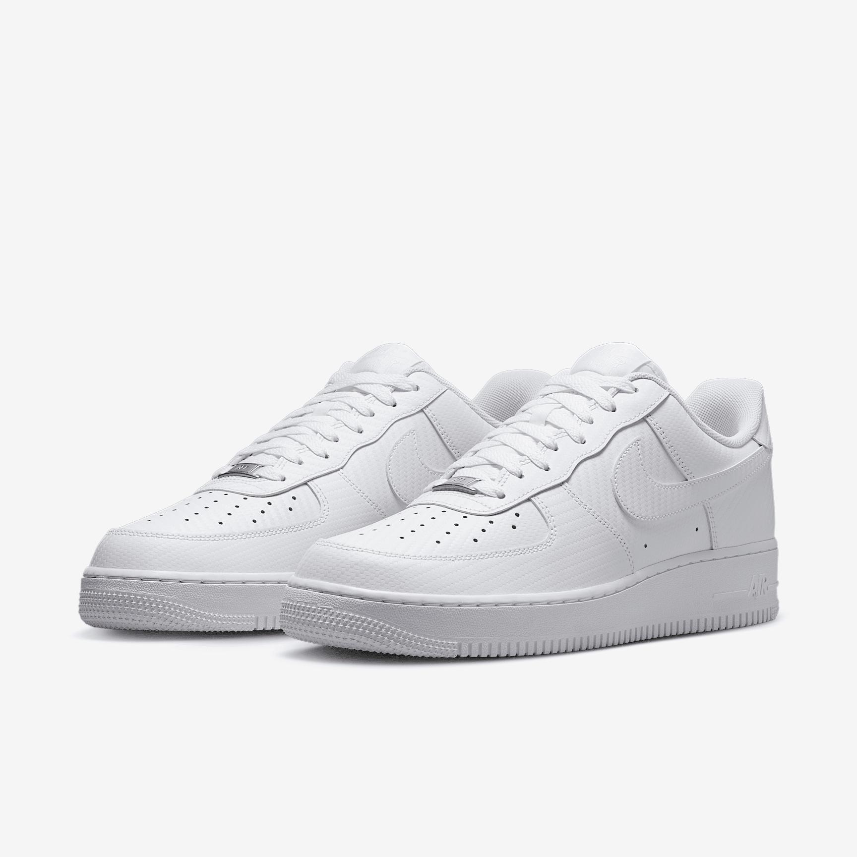 Nike Mens Nike Air Force 1 07 TWT - Mens Shoes White/White Product Image