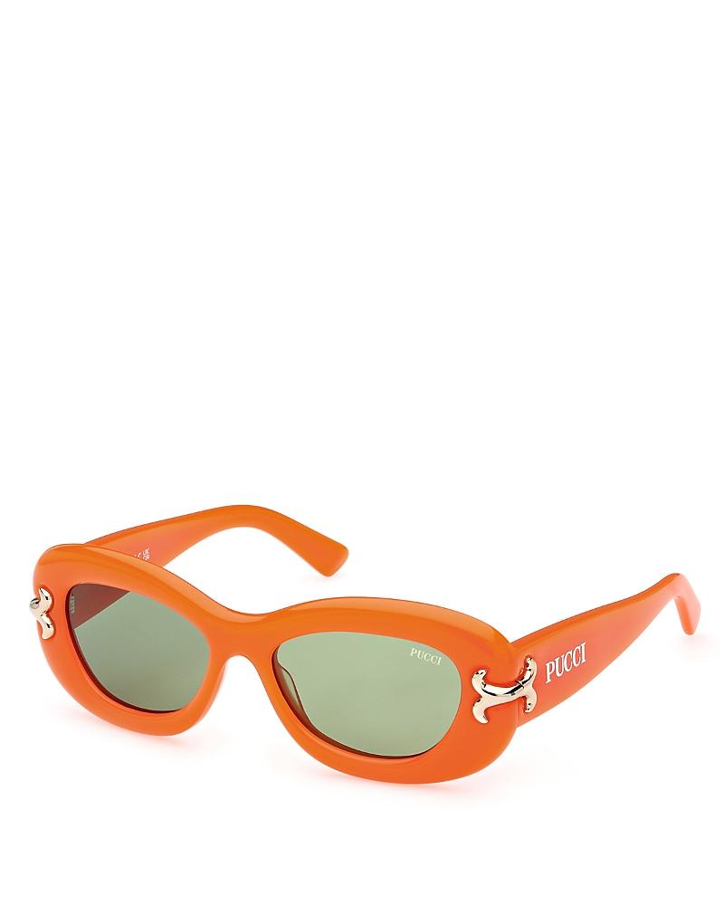 Womens 52MM Oval Sunglasses Product Image