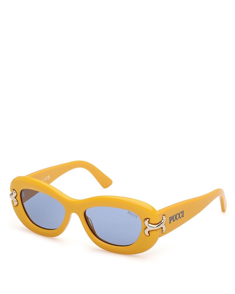 Womens 52MM Oval Sunglasses Product Image