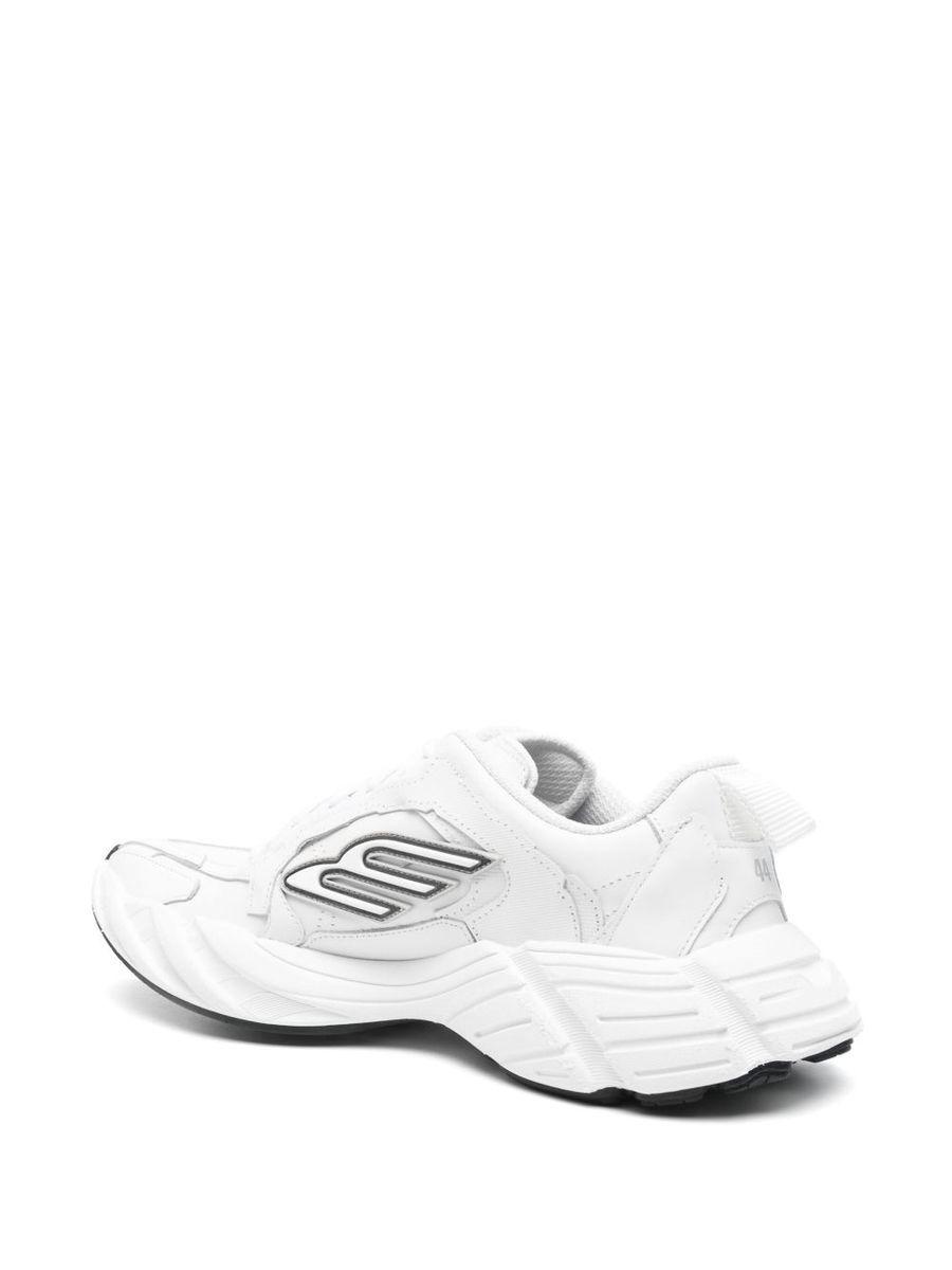 BALENCIAGA Men White Cowskin And Polyester Monday Shoe Sneakers Product Image