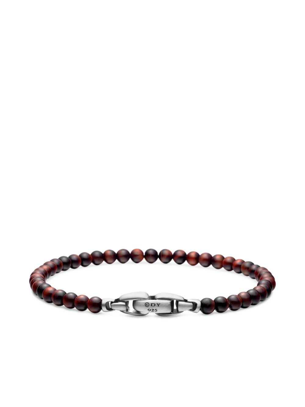 sterling silver Spiritual Beads bracelet (4mm) Product Image