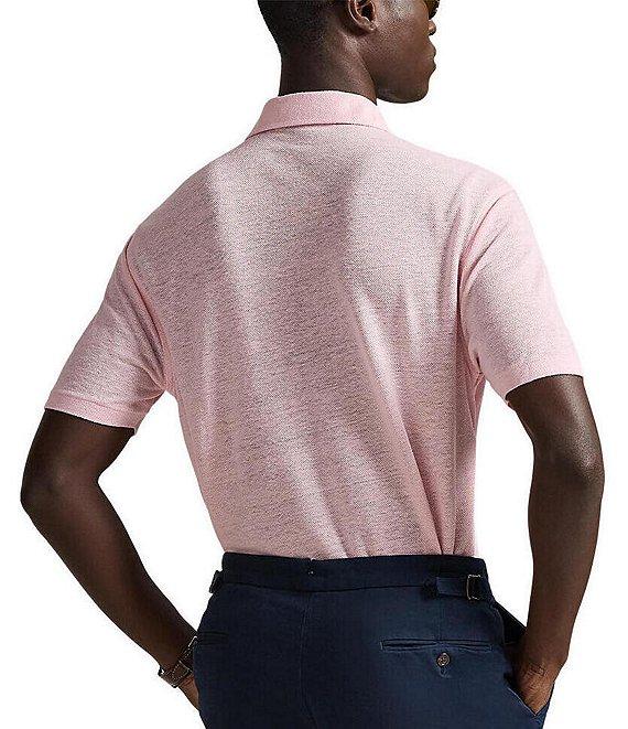 Polo Ralph Lauren Linen Pique Short Sleeve Polo Shirt Product Image