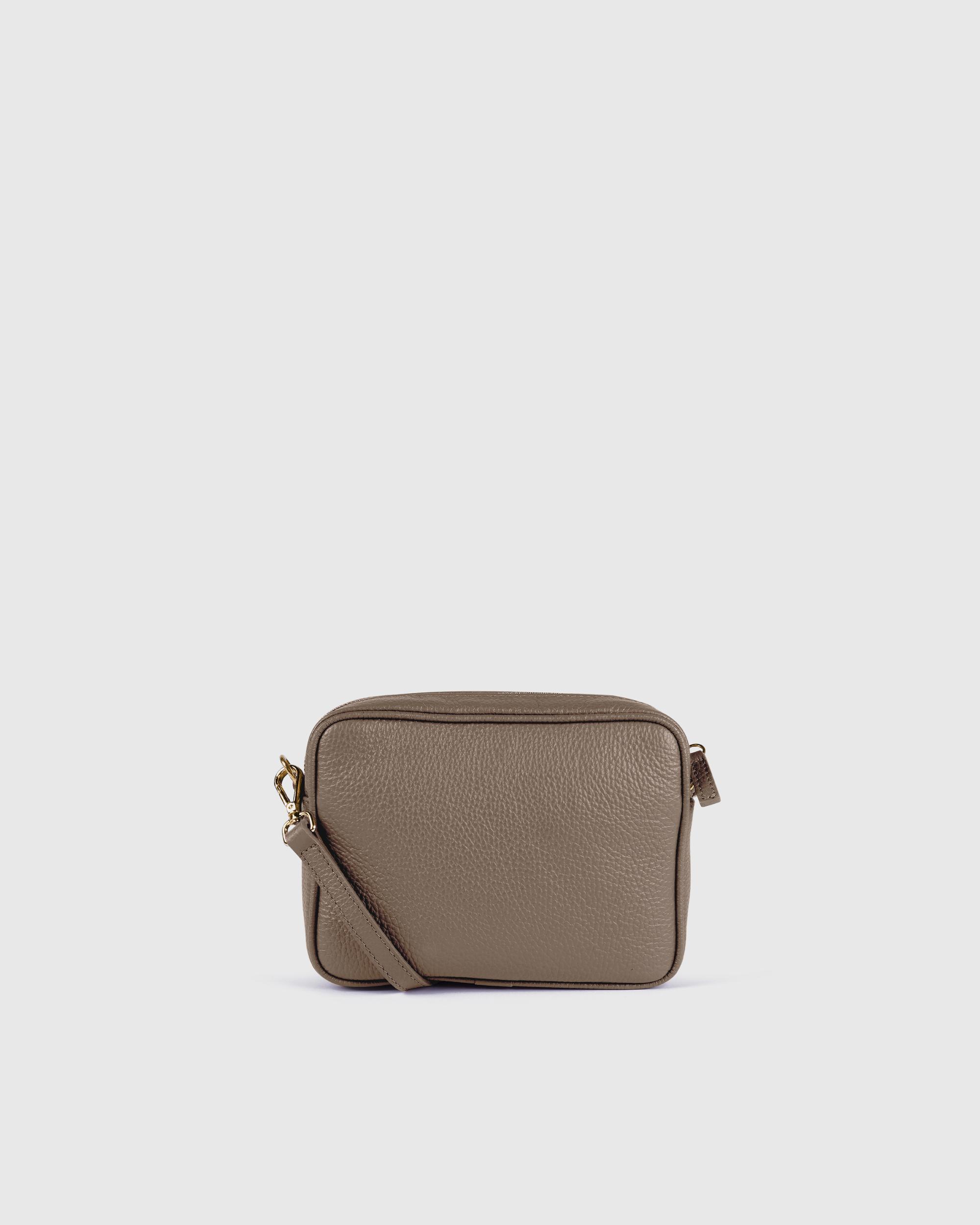 Quince | Women's Italian Leather Crossbody Bag in Brown Product Image