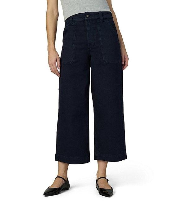Joe's Jeans The Chloe Utility High Rise Wide Leg Crop Jeans Product Image