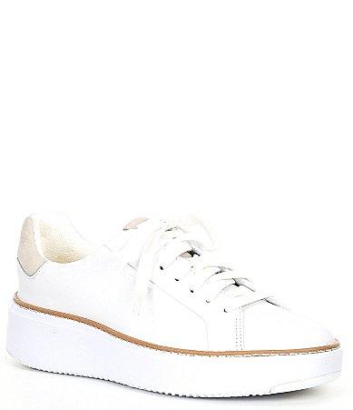 Womens Grandpro Topspin Leather Low-Top Sneakers Product Image