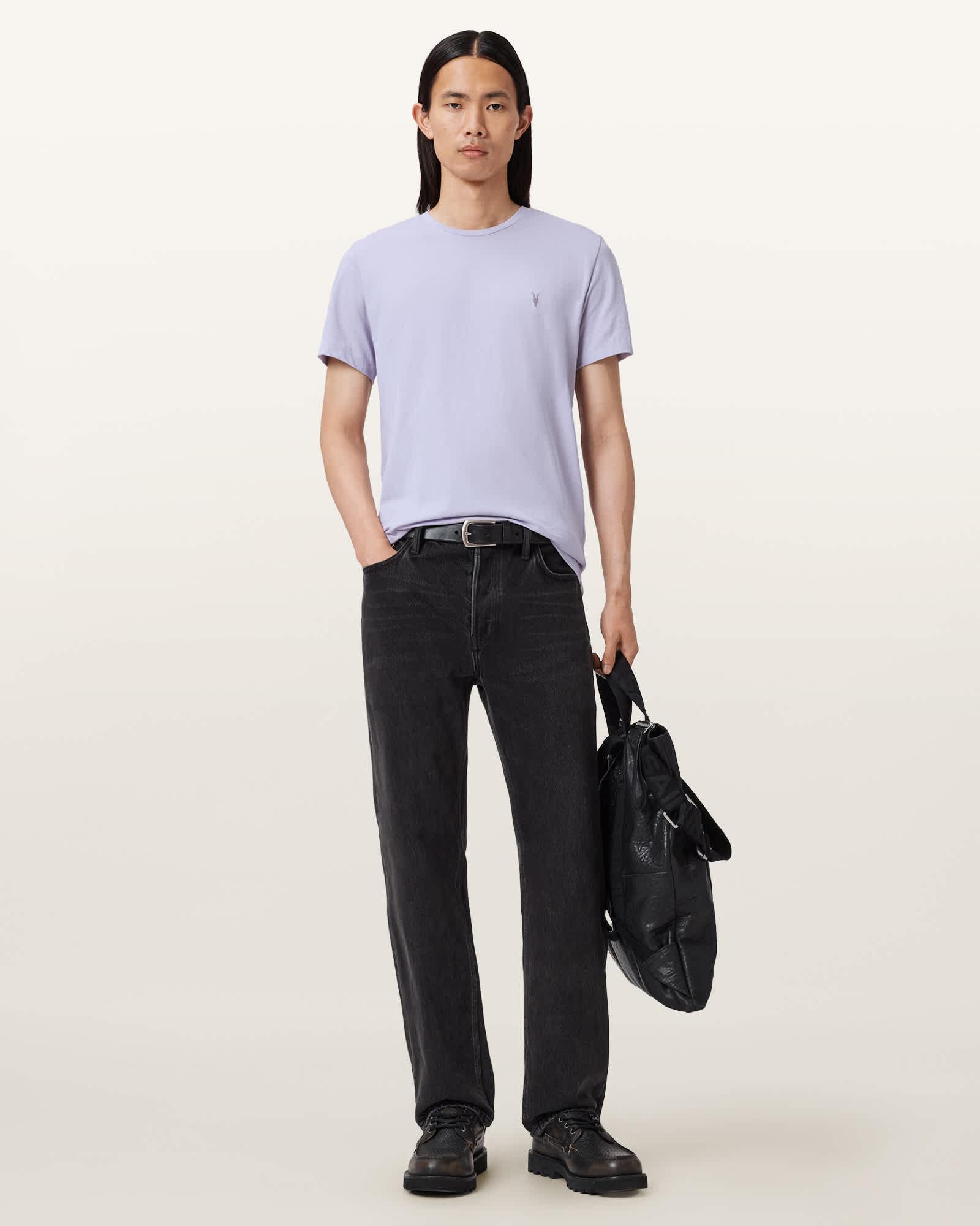 Tonic Crew Neck Slim Ramskull T-Shirt Product Image