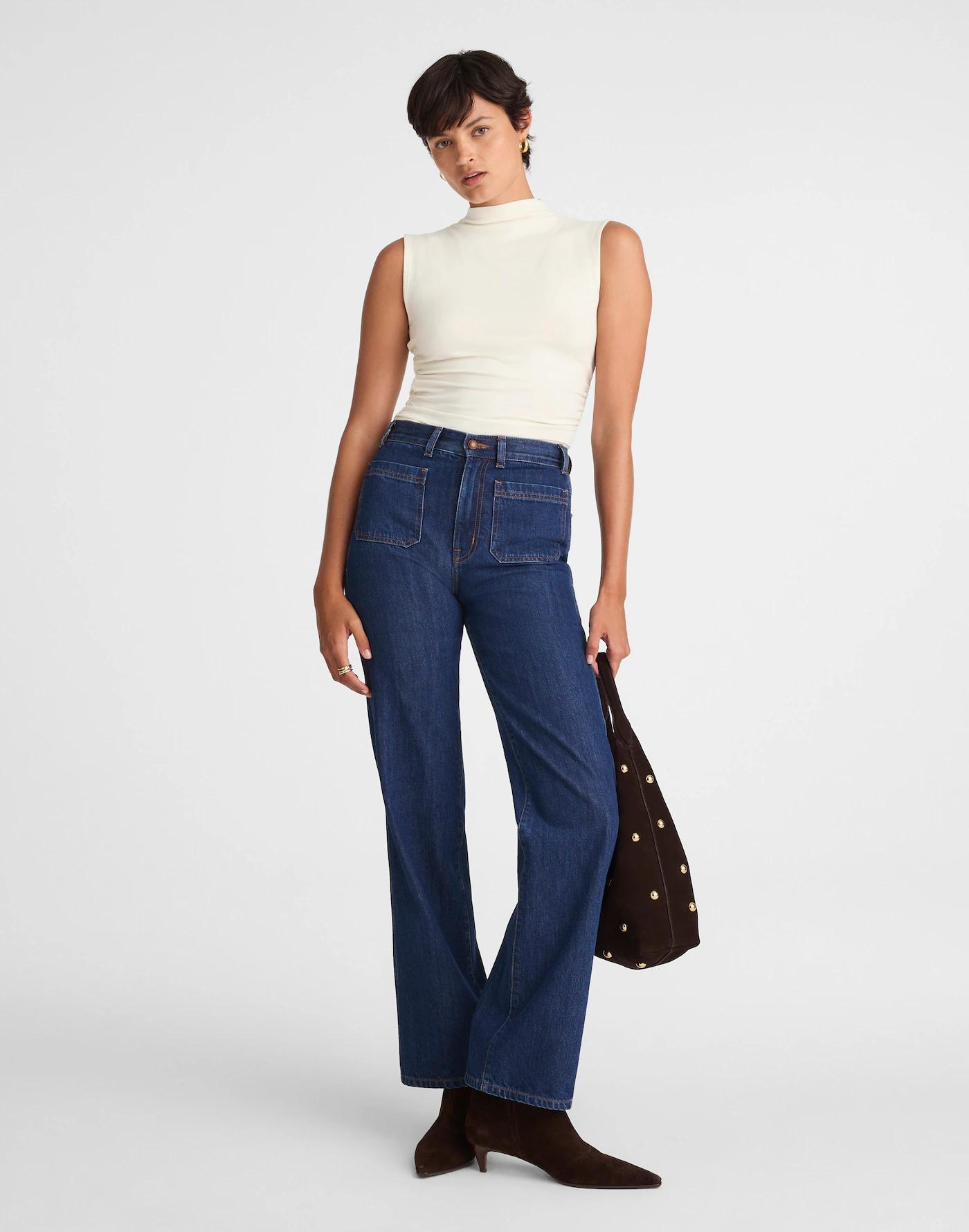 Ruched Mockneck Tank Product Image