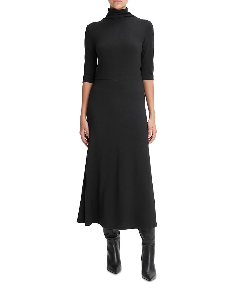Womens Turtleneck Knit Midi-Dress Product Image