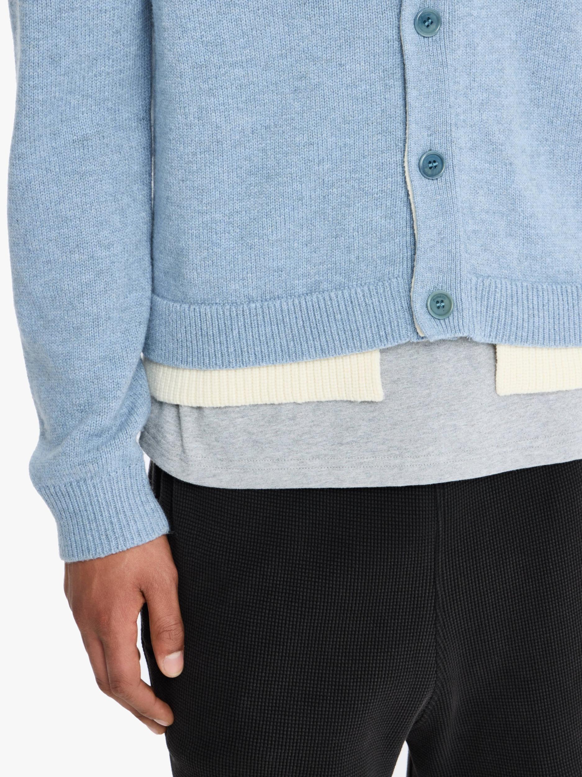 CONTRAST LAYERED CARDIGAN Product Image