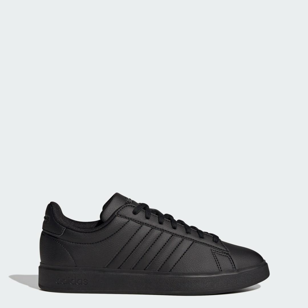 adidas Grand Court Shoes Core Black 6.5 Mens Product Image