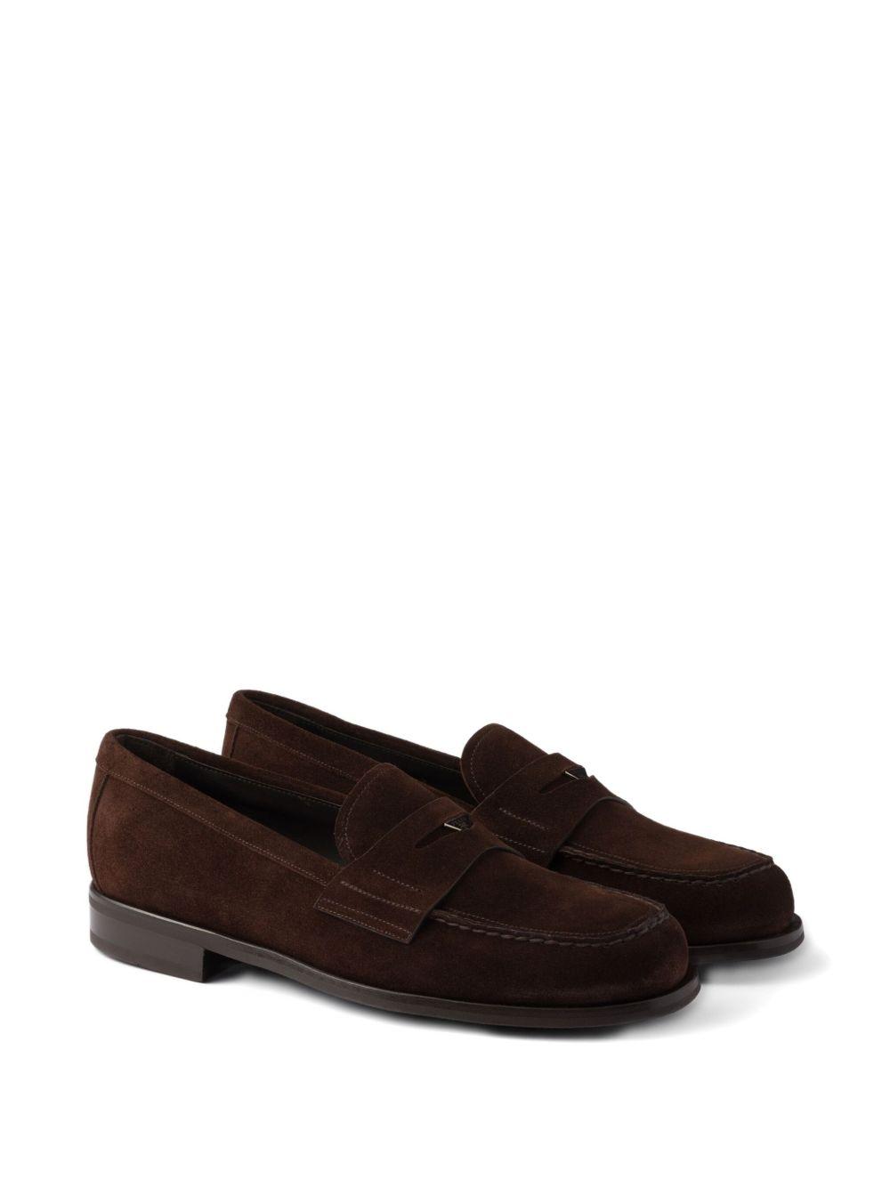 suede penny loafers Product Image