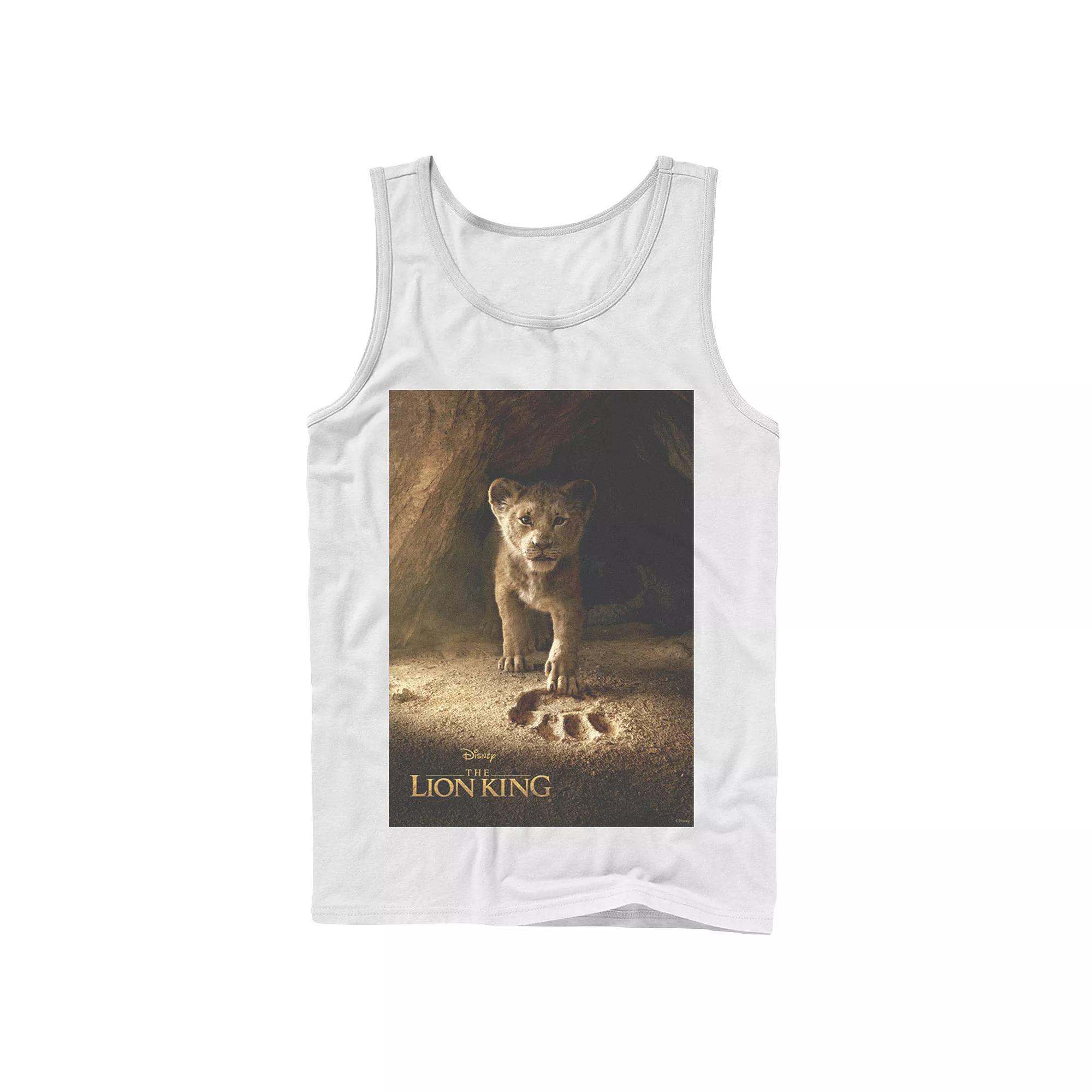 Disney's The Lion King Simba Paw Men's Live Action Movie Poster Tank Top,  Product Image