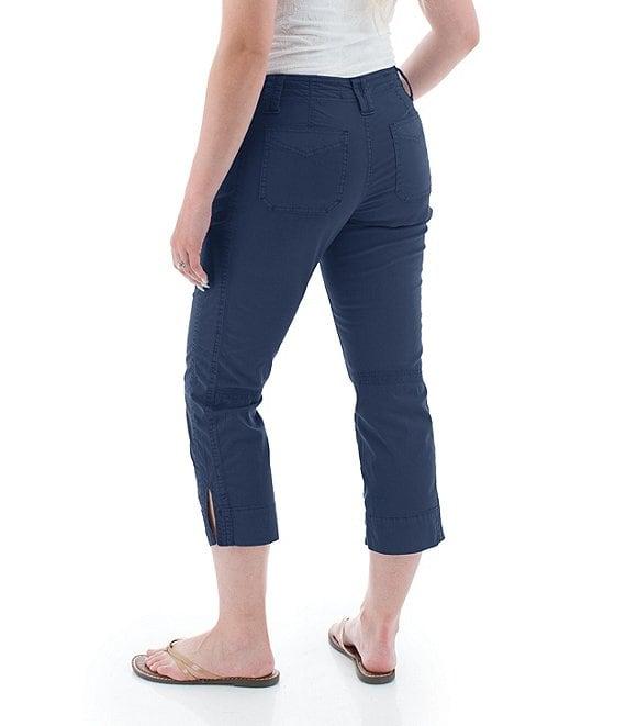 Aventura Arden Capri Side Slit Twill Pants Product Image