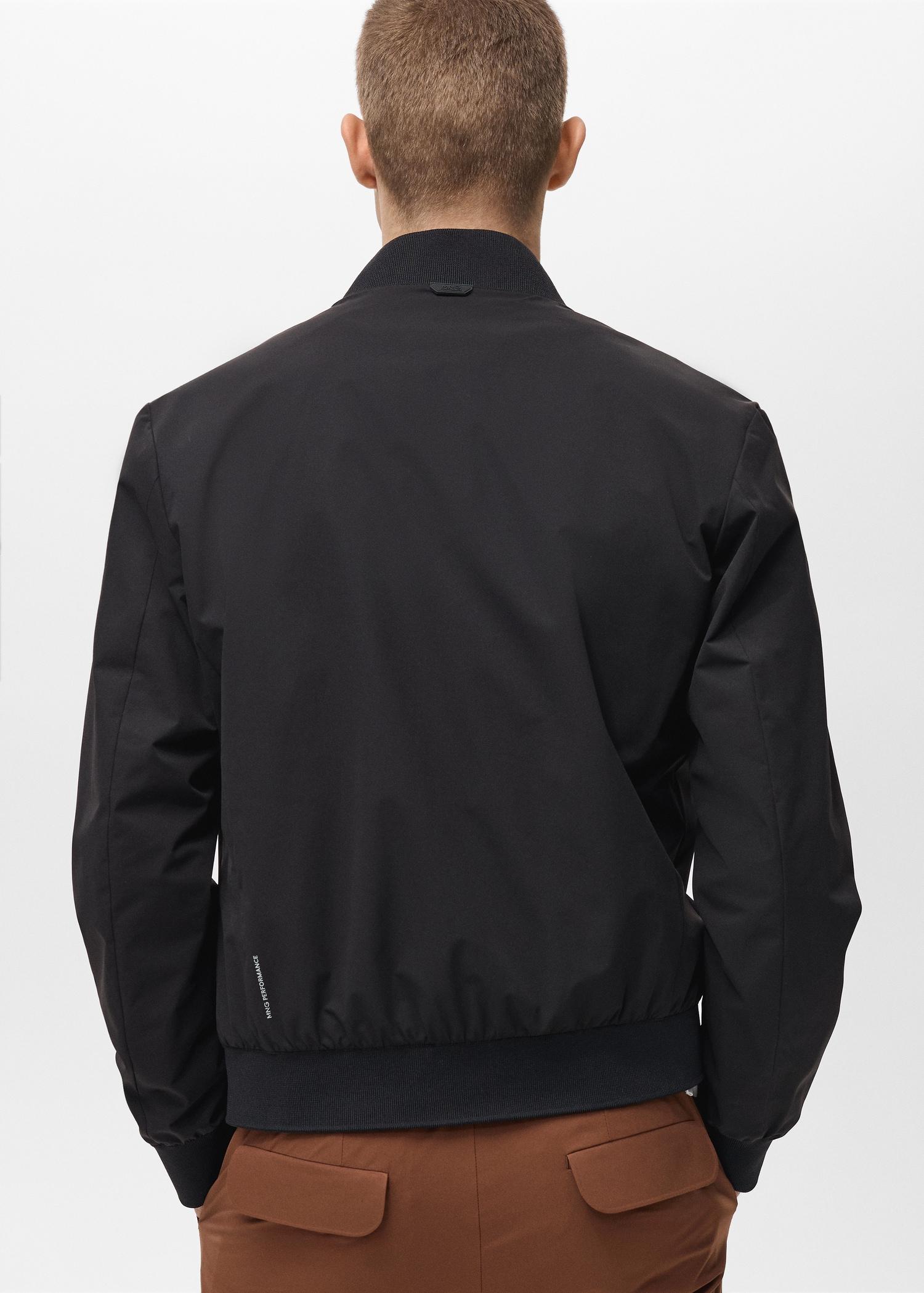 Waterproof bomber with COOLMAX® technology - Men | MANGO USA Product Image