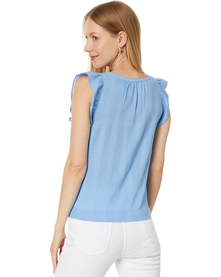 Scoop Neck Short Sleeve Knit Top Product Image