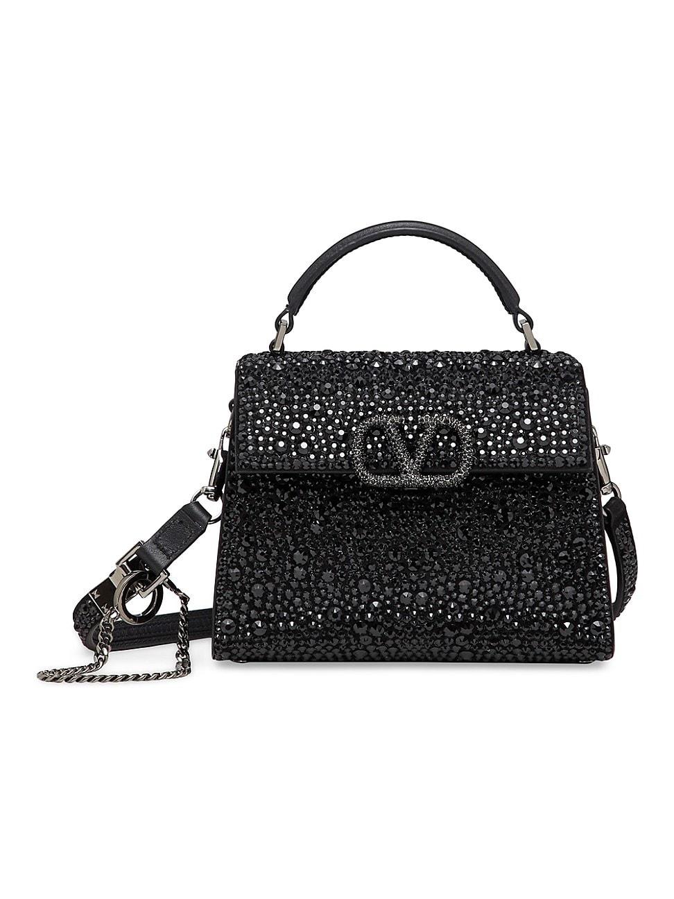 Womens Mini Vsling Handbag With Sparkling Embroidery Product Image