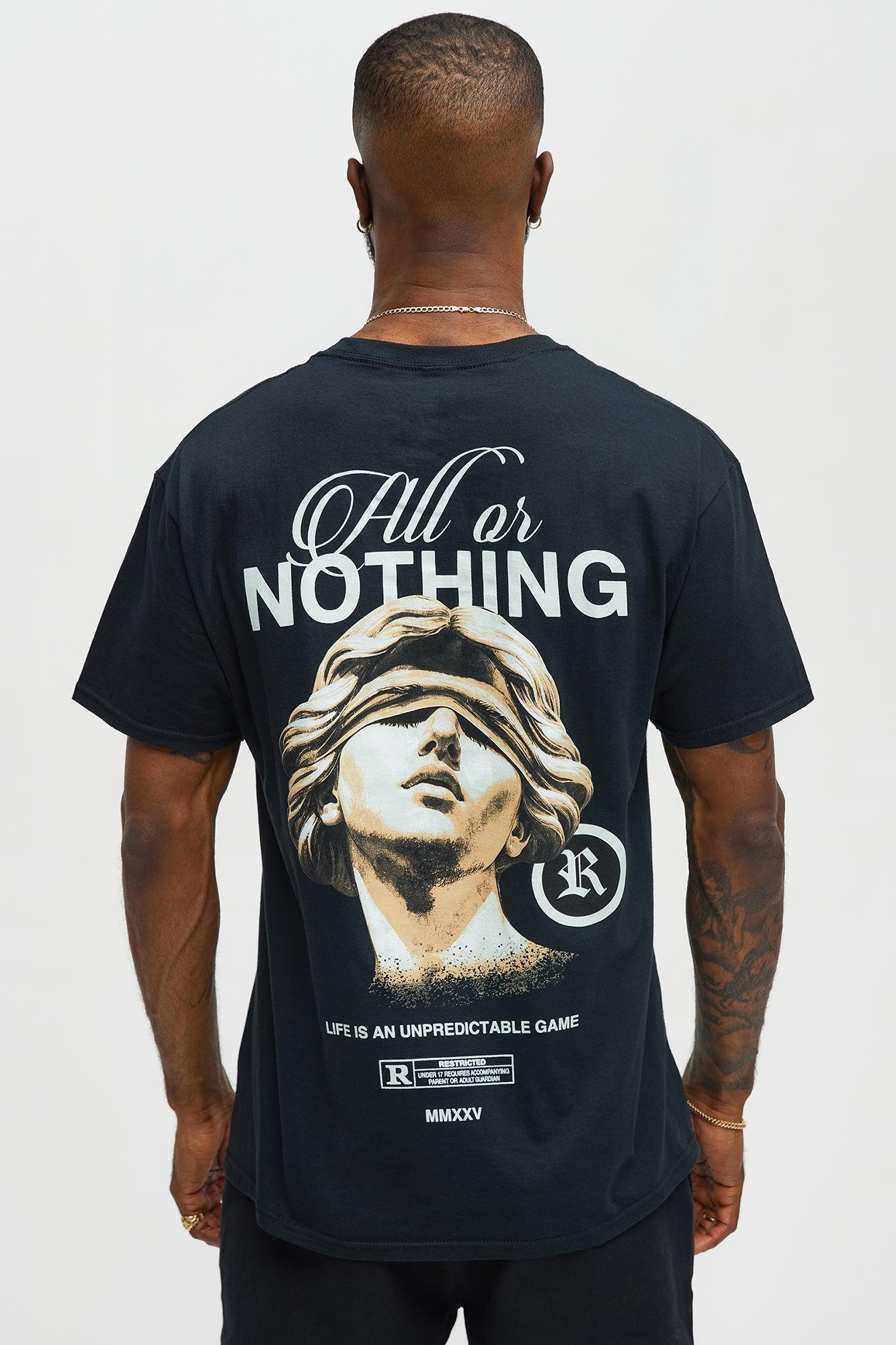 Life Is Unpredictable Short Sleeve Tee - Black Product Image