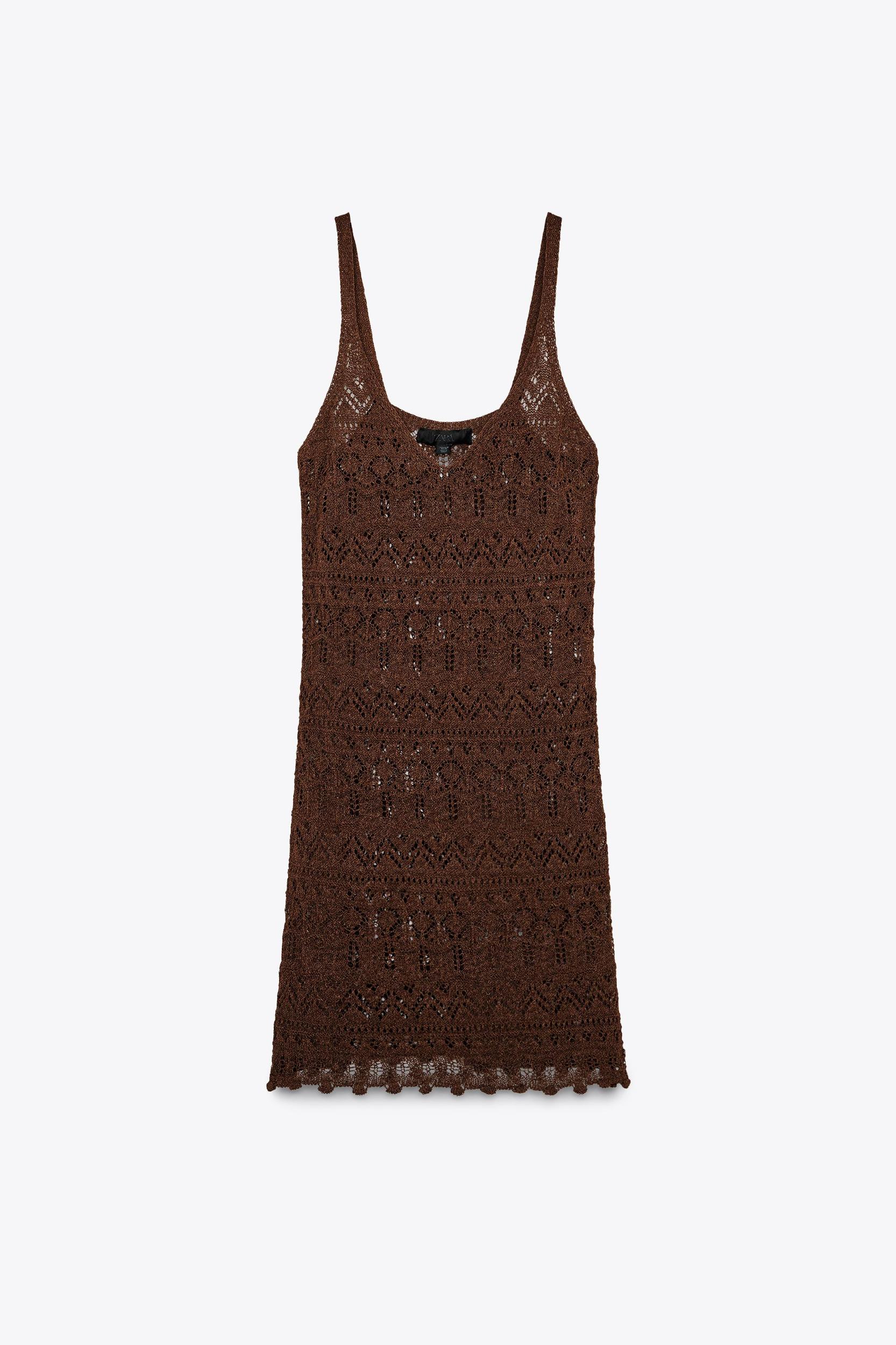 STRUCTURED KNIT MINI DRESS Product Image