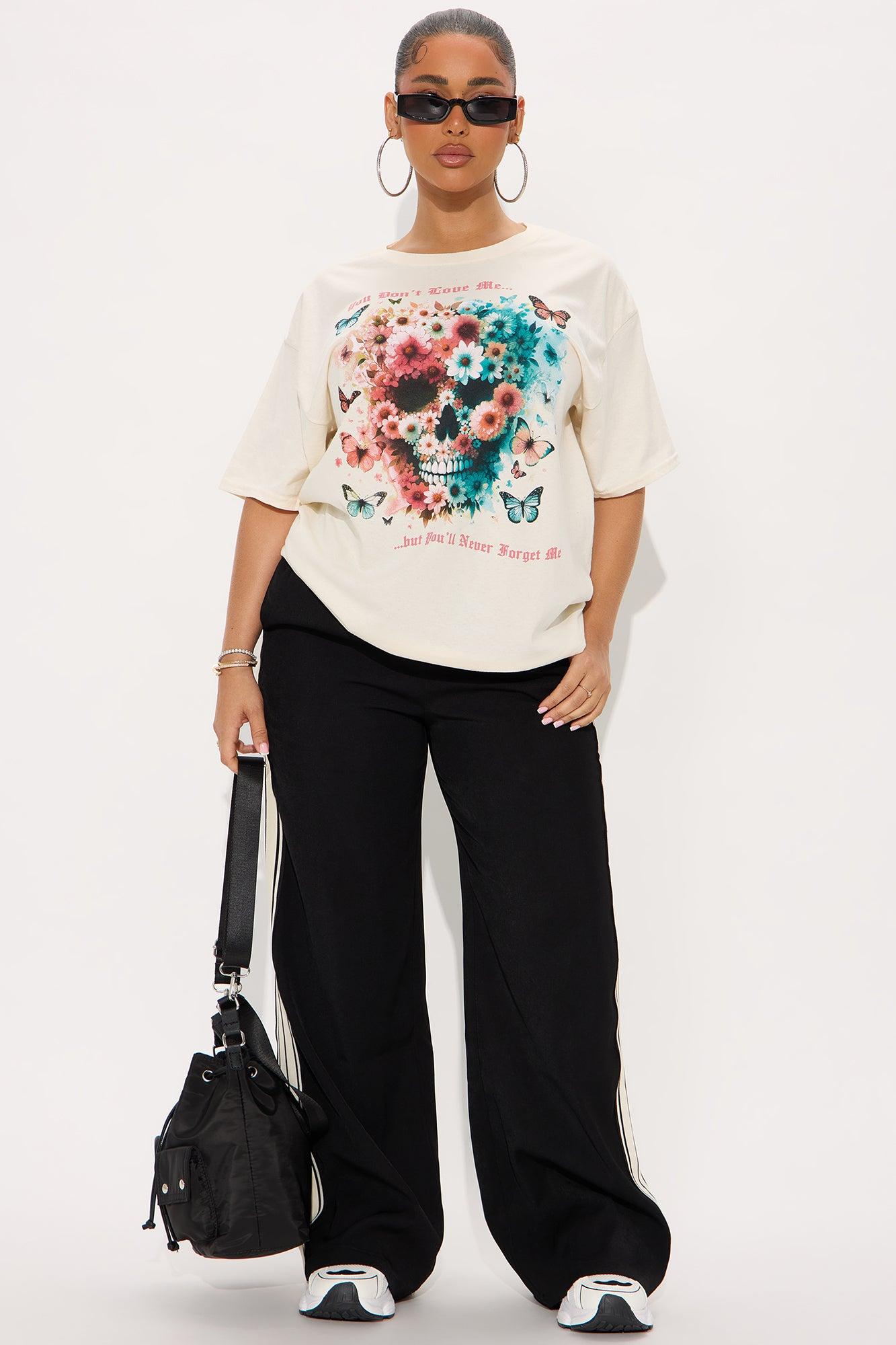 You Don't Love Me Oversized Tee - Cream Female Product Image