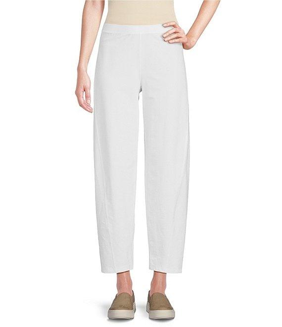Eileen Fisher Washable Stretch Crepe Lantern Ankle Pants Product Image