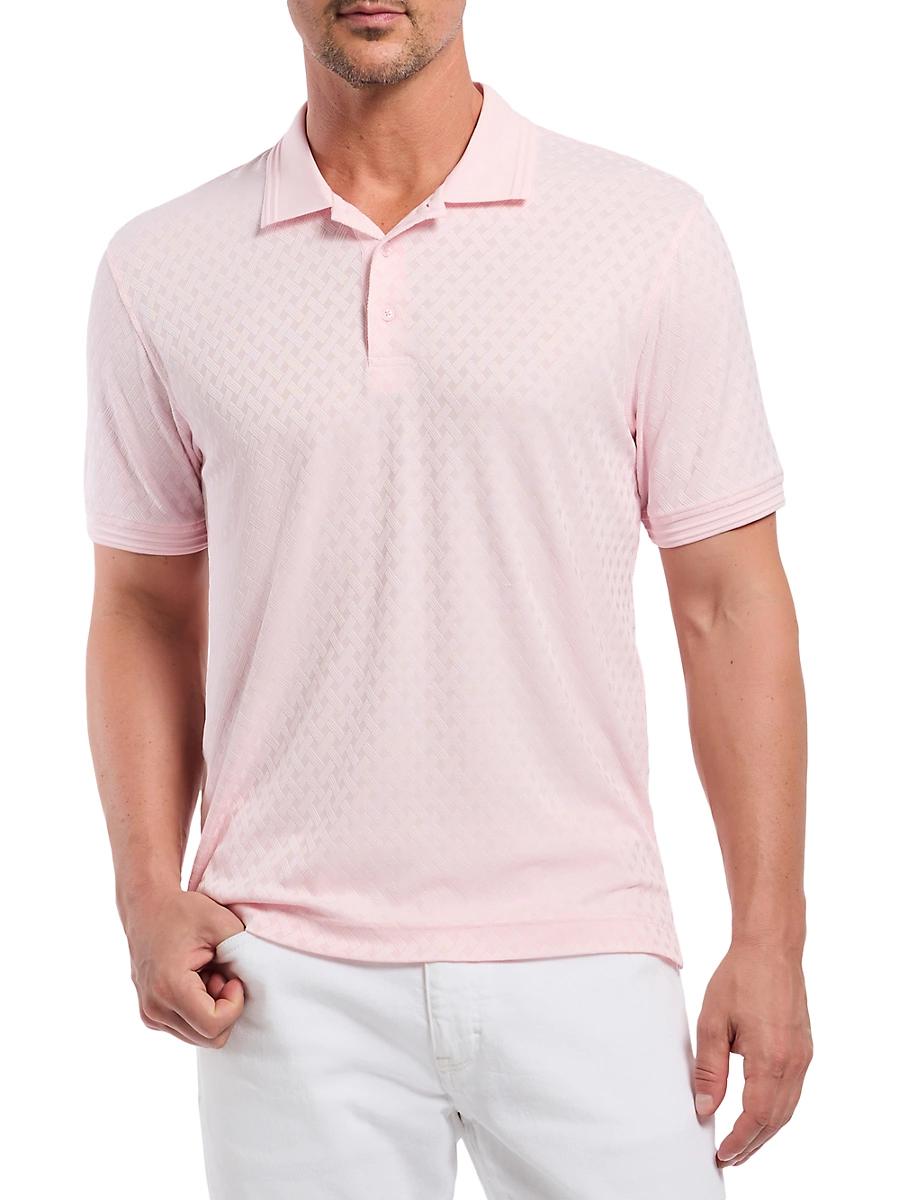 Mens Elias Jacquard Knit Polo Shirt Product Image