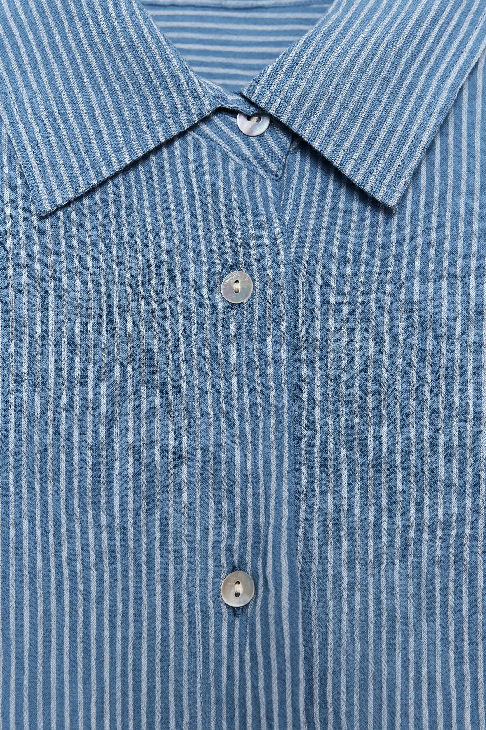 ZW COLLECTION LONG STRIPED SHIRT Product Image