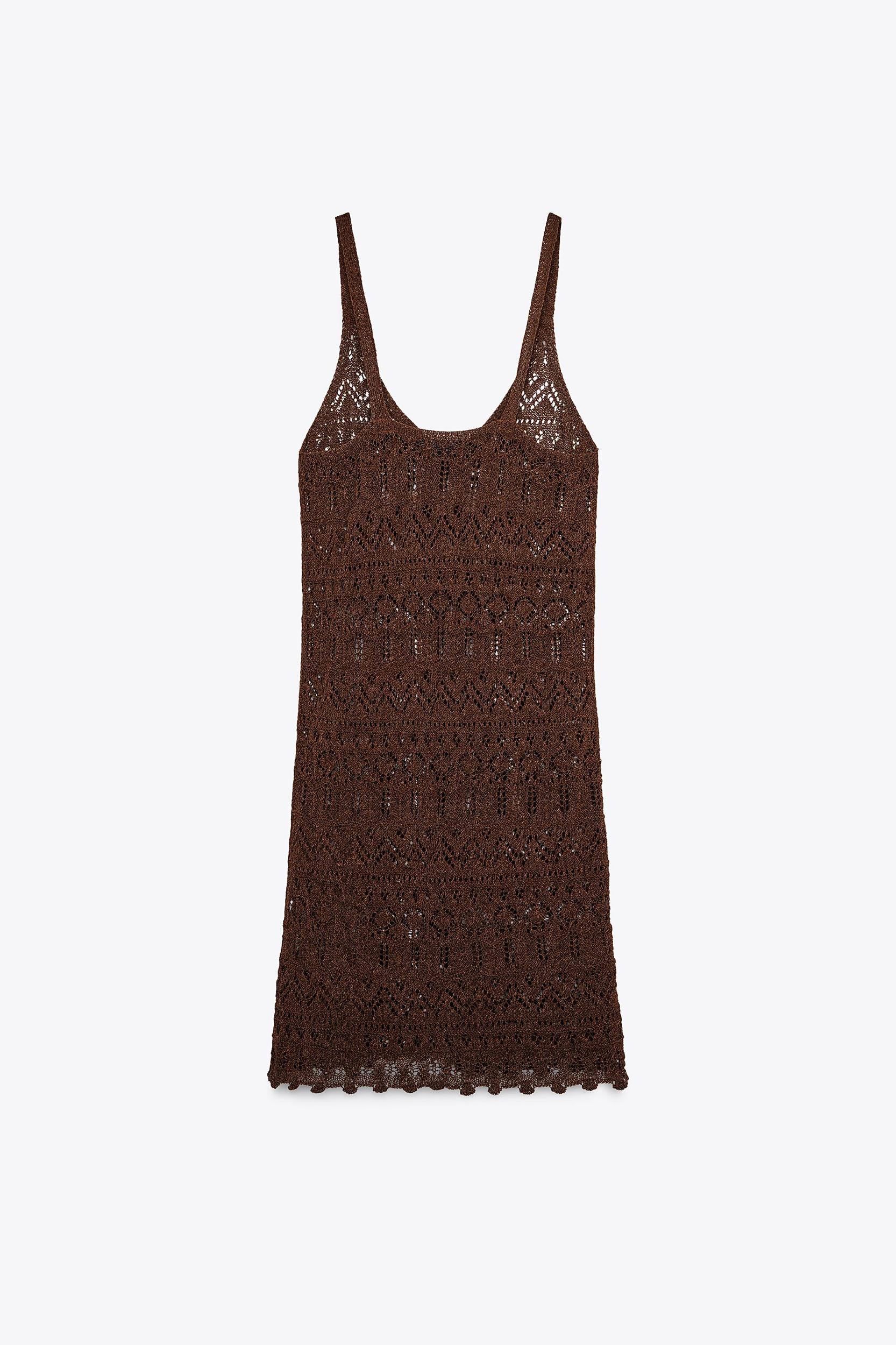 STRUCTURED KNIT MINI DRESS Product Image