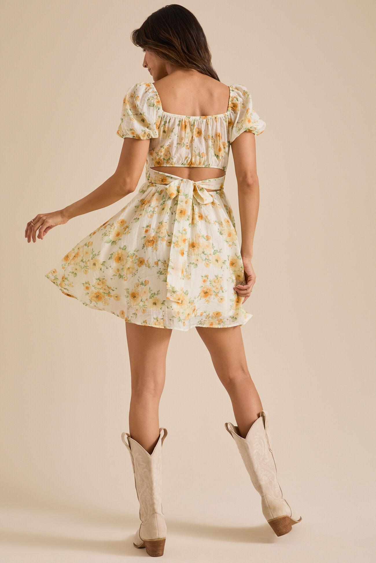 Jessy Floral Babydoll Dress Product Image