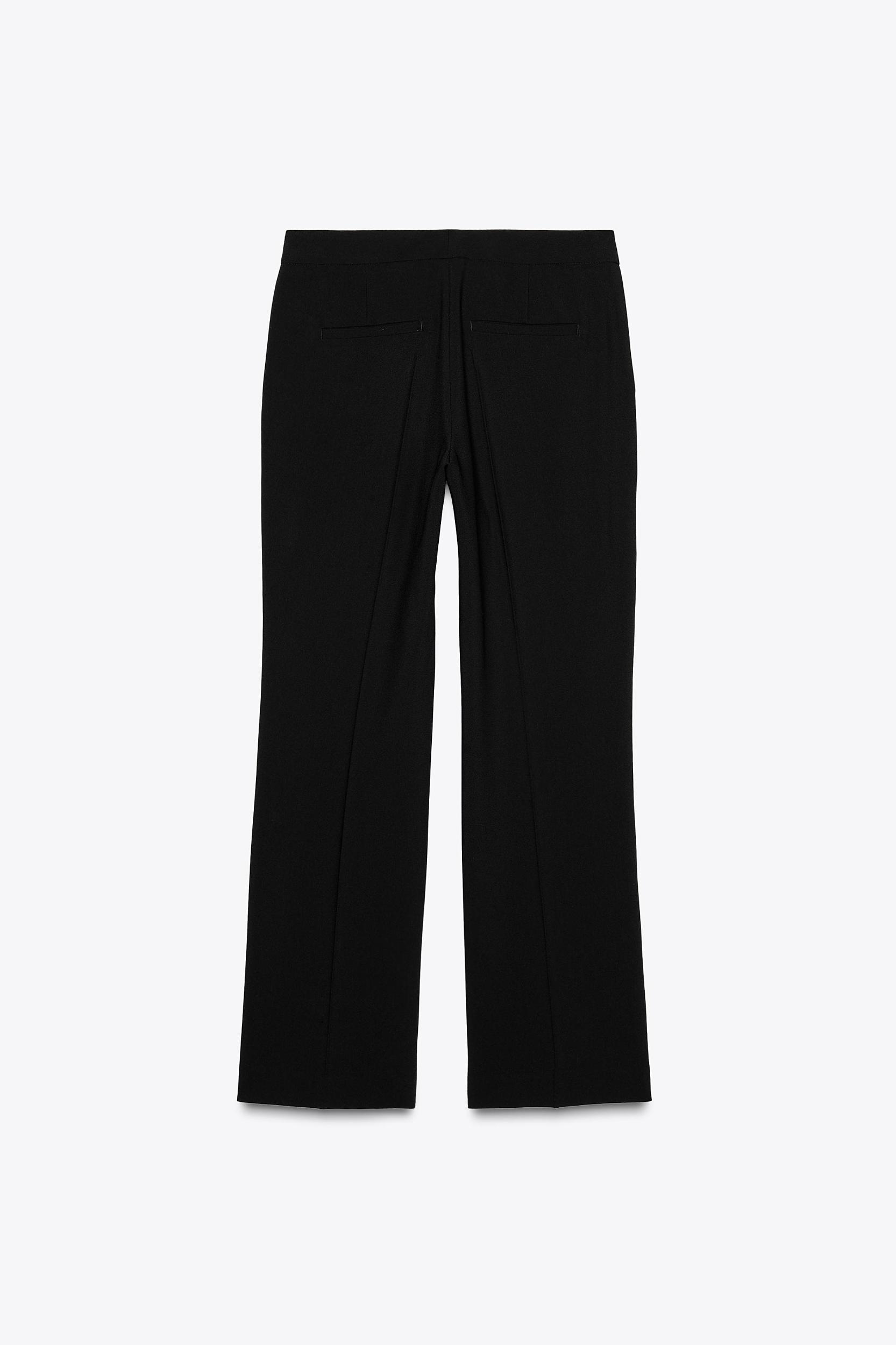 HIGH-WAISTED BOOTCUT PANTS Product Image