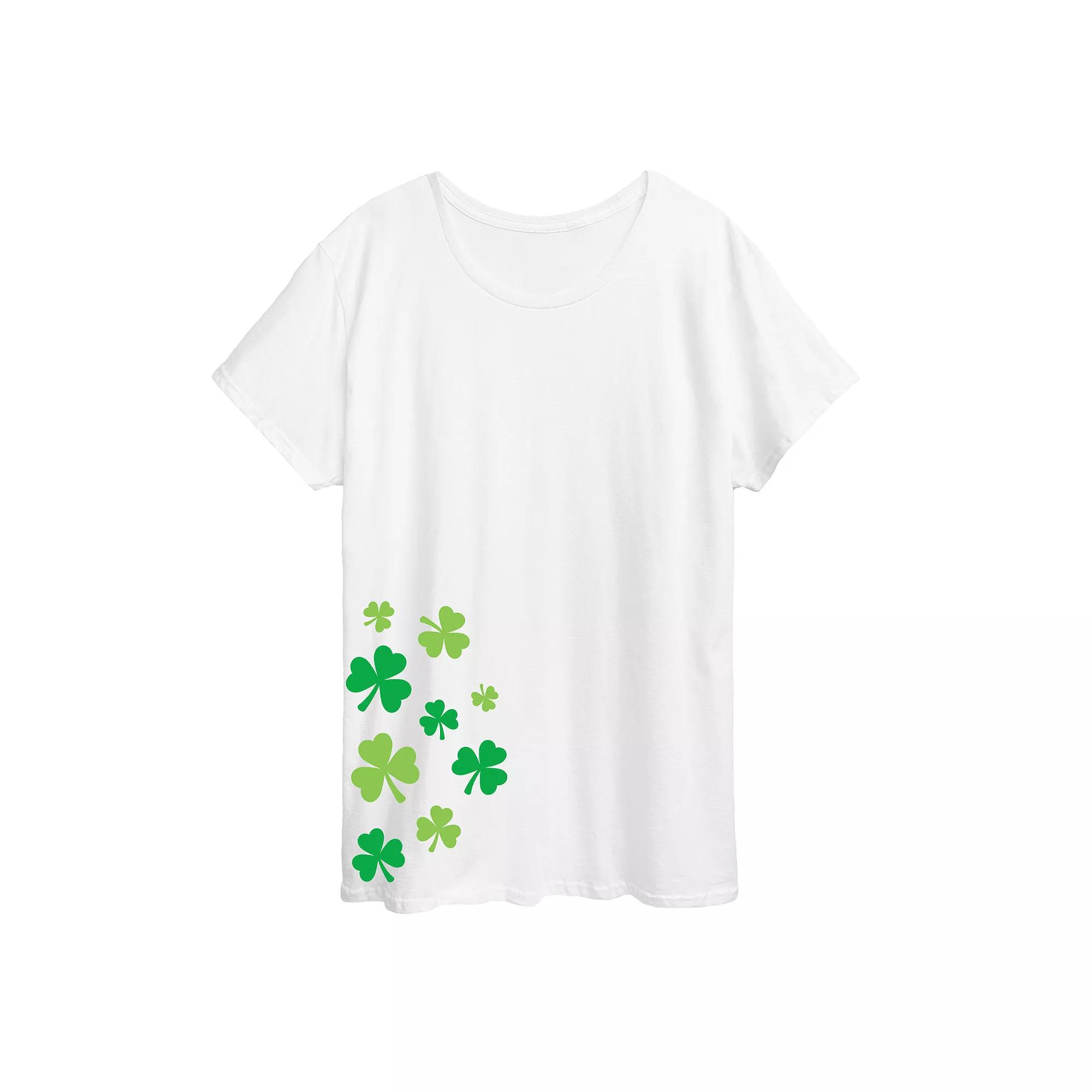 Plus Shamrock Graphic Tee, Women's,  Product Image