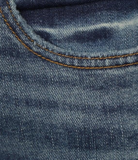 Vigoss Marley Mid Rise Skinny Fit Straight Leg Jeans Product Image