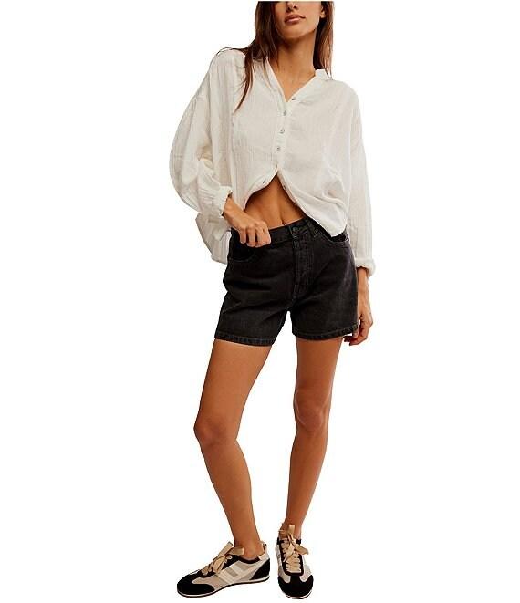 Free People We The Free Tippi High Rise Denim Shorts Product Image