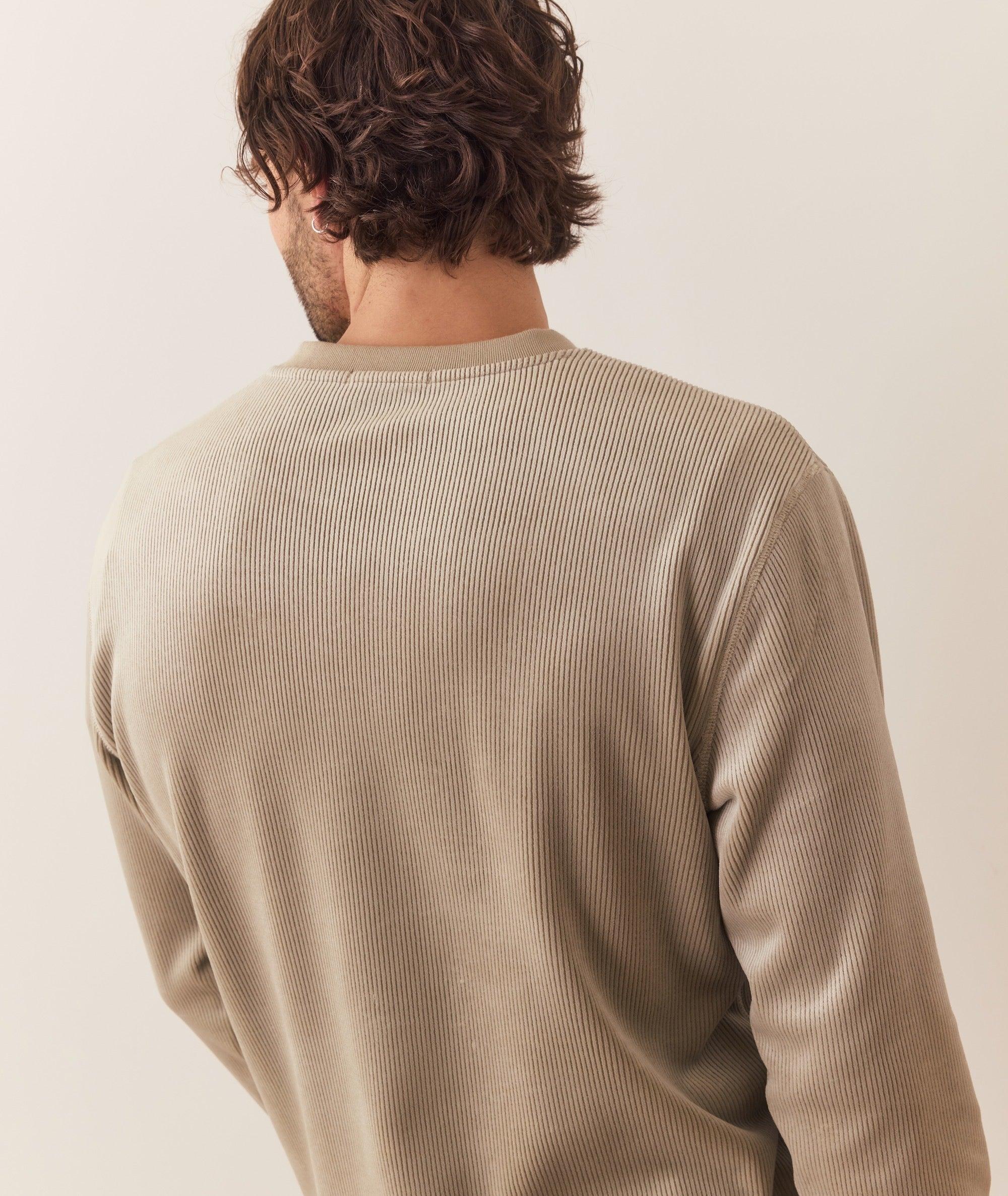 Cord Velour Henley Product Image