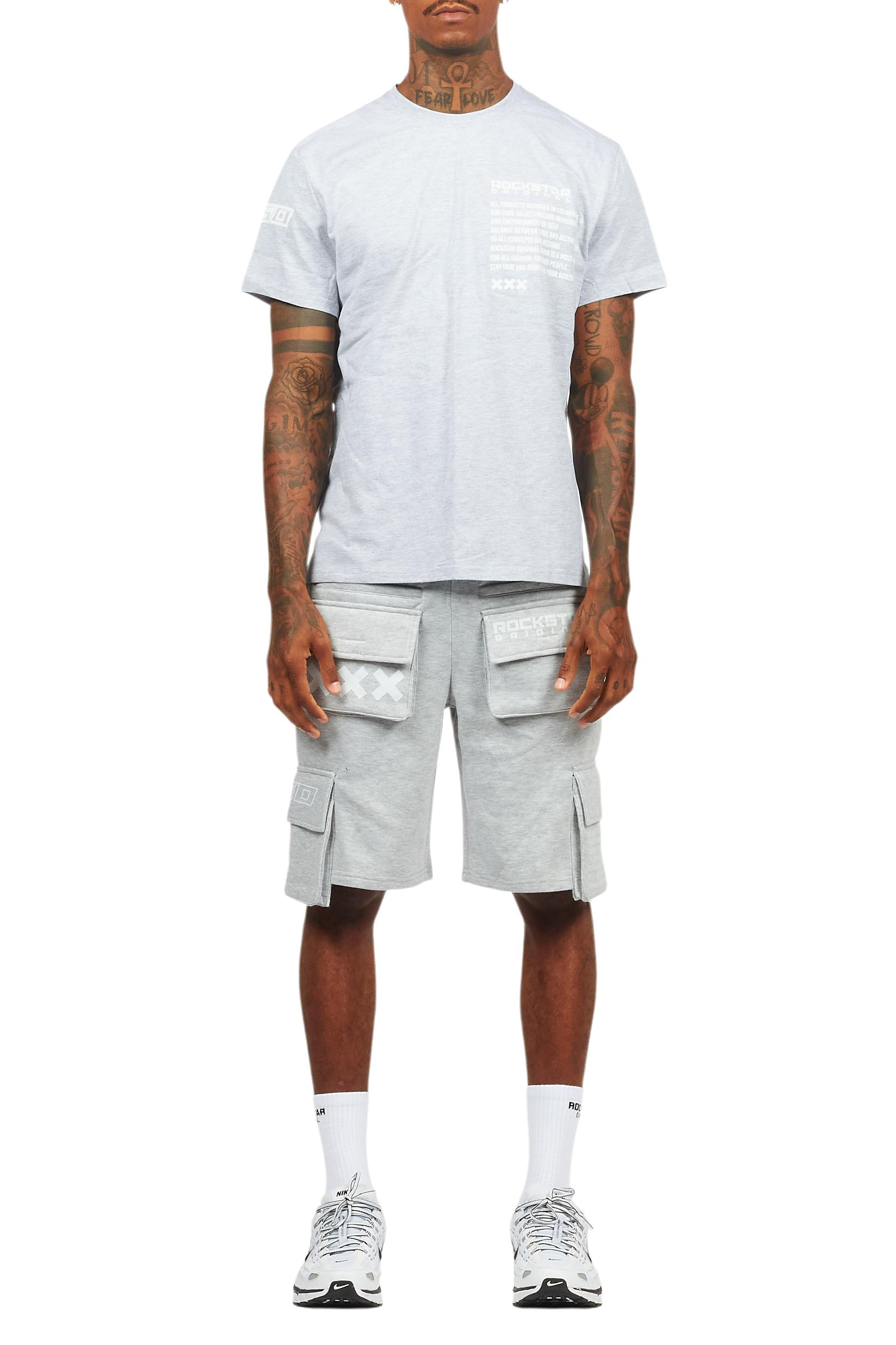 Jash Heather Grey Short Set Male Product Image
