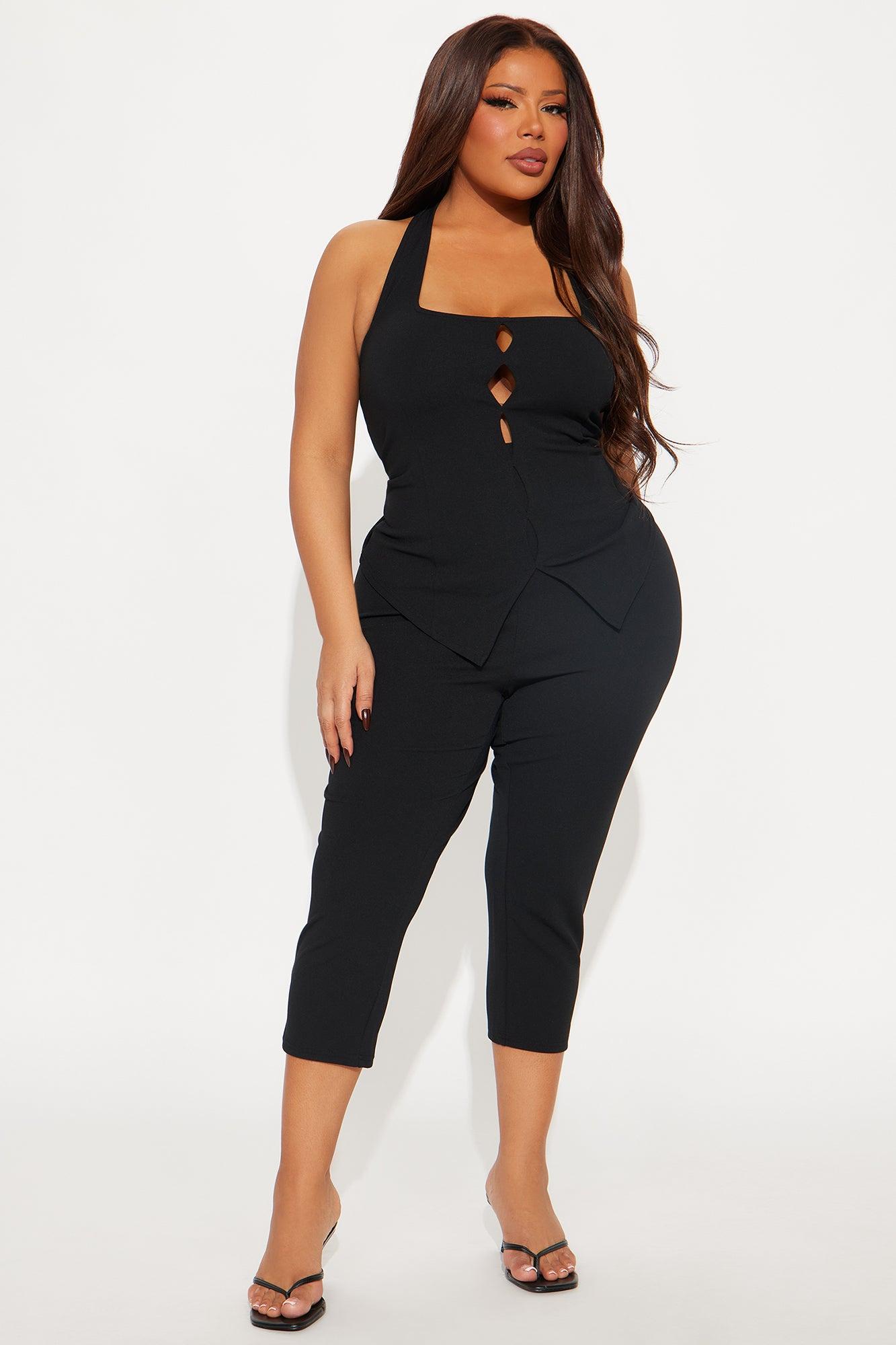 Lovely Day Capri Set - Black Product Image