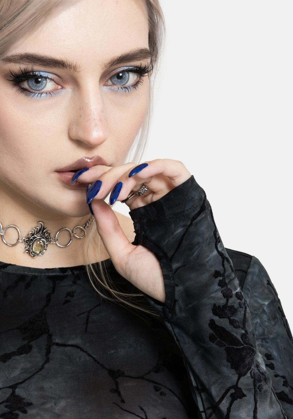 Wytchelm Long Sleeve Mesh Top Product Image