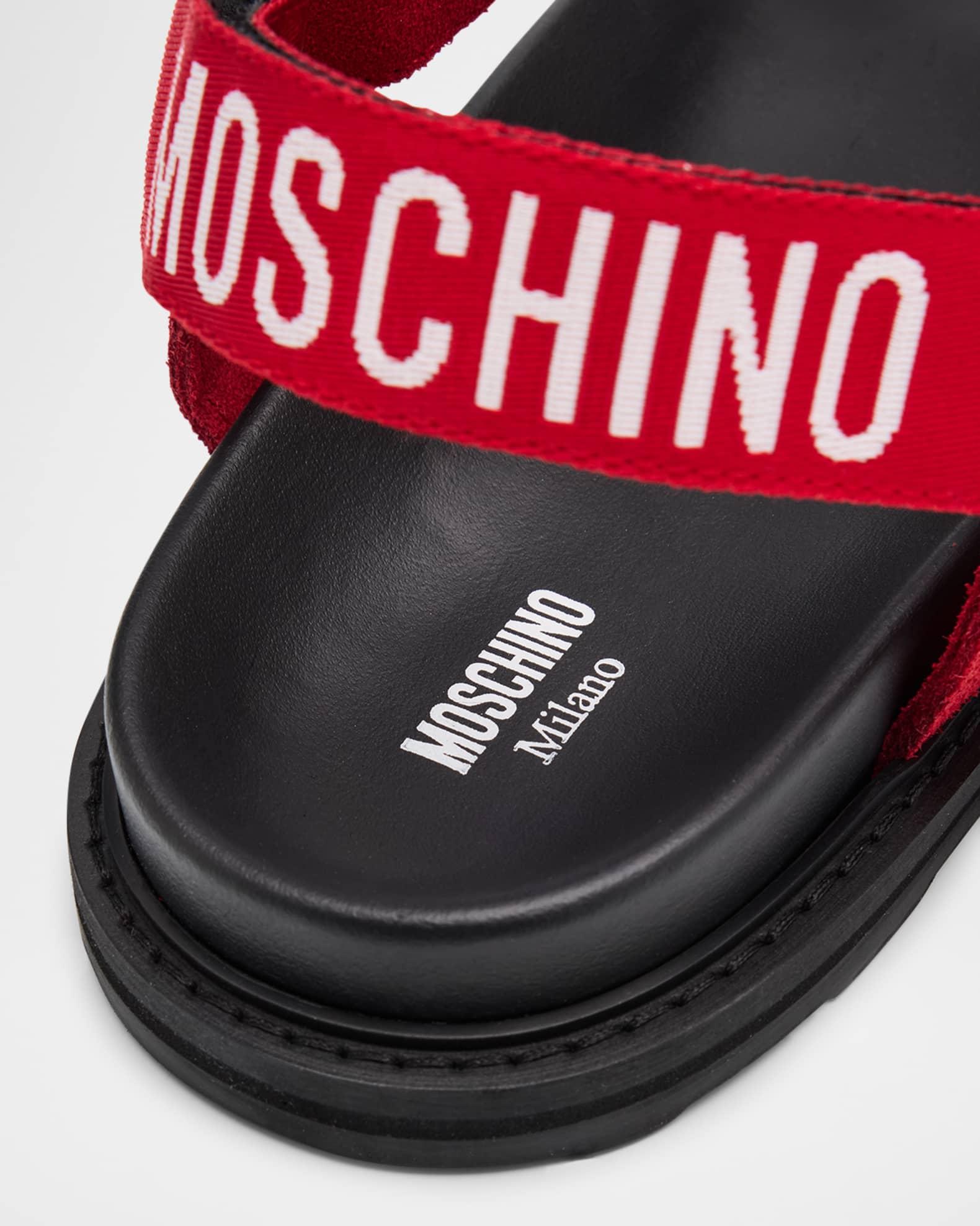 Men's Leather and Suede Sandals Product Image