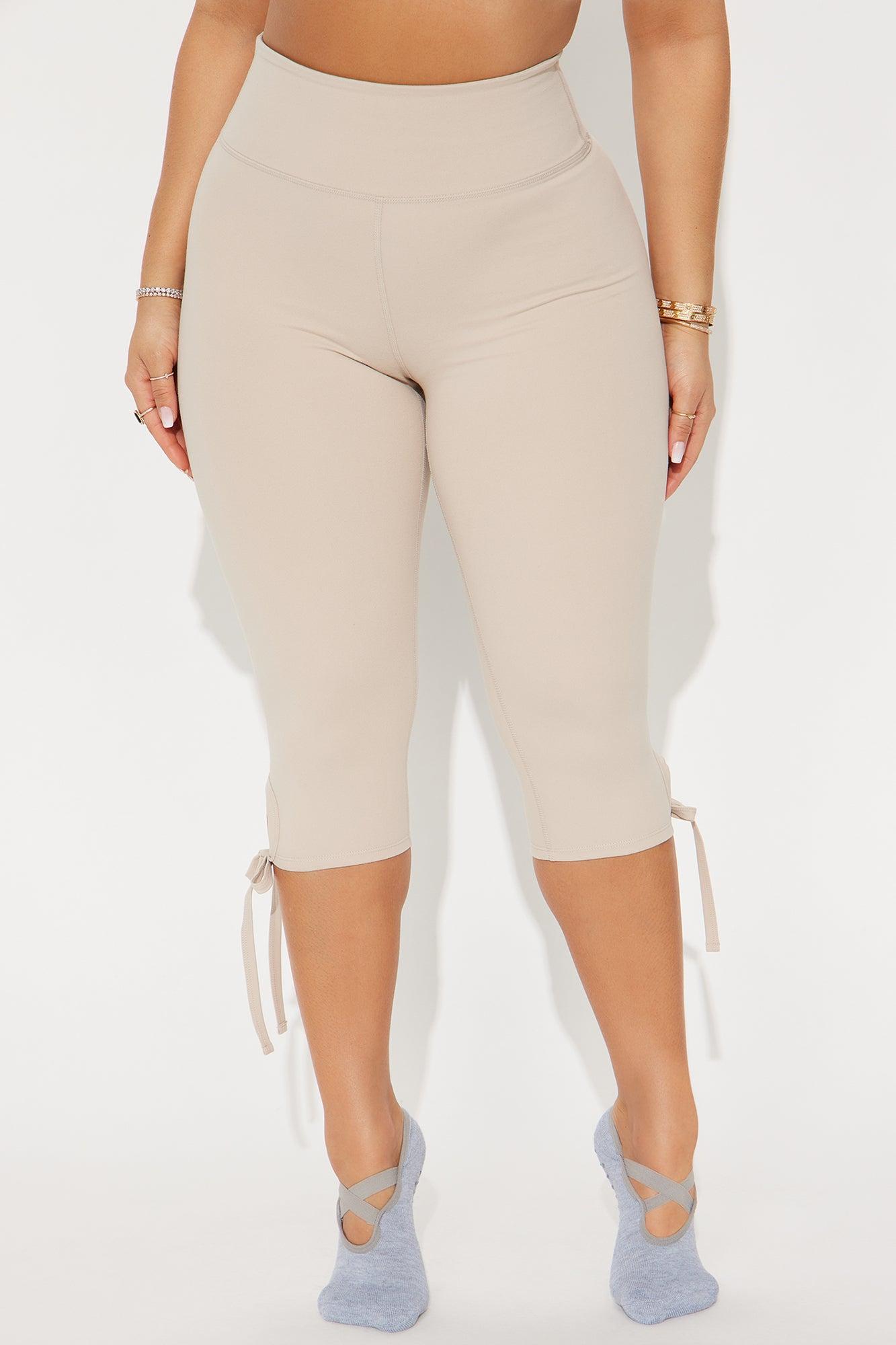 Pirouette Super Soft Active Capri - Light Taupe Product Image
