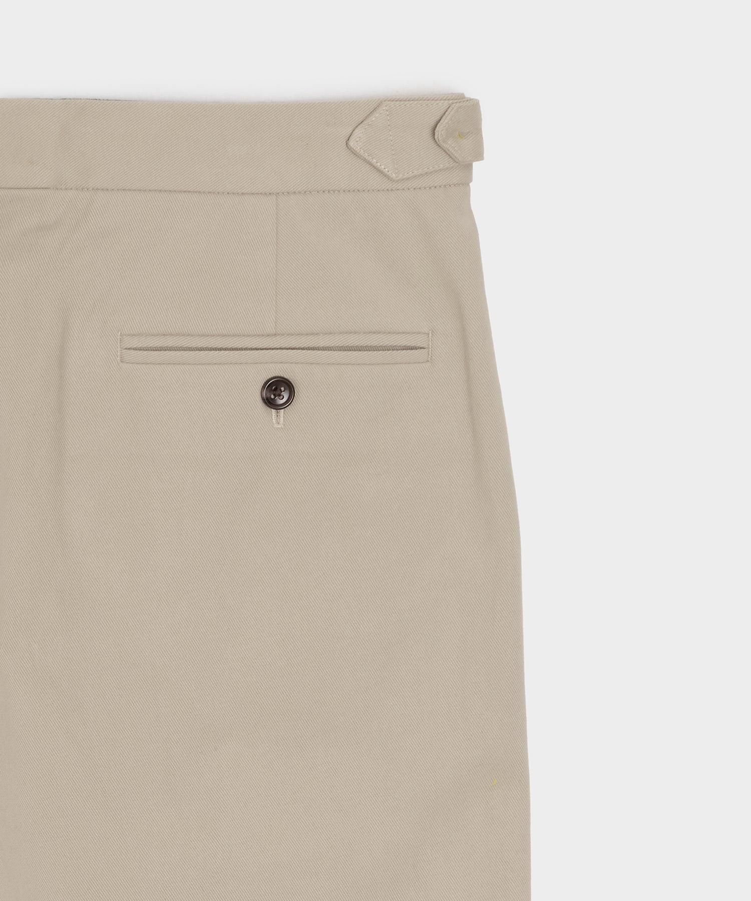 Italian Brushed Cotton Side Tab Trouser Product Image