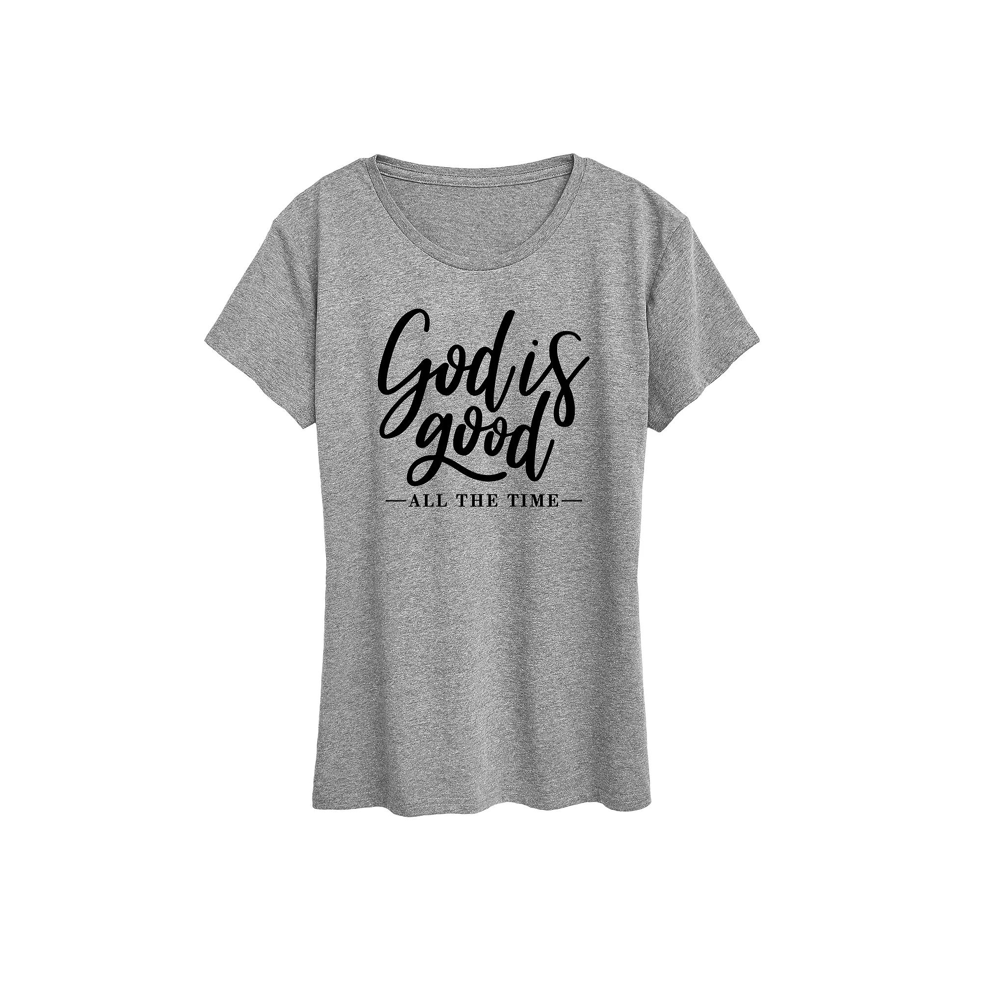 Women's God Is Good All The Time Graphic Tee, Girl's,  Product Image