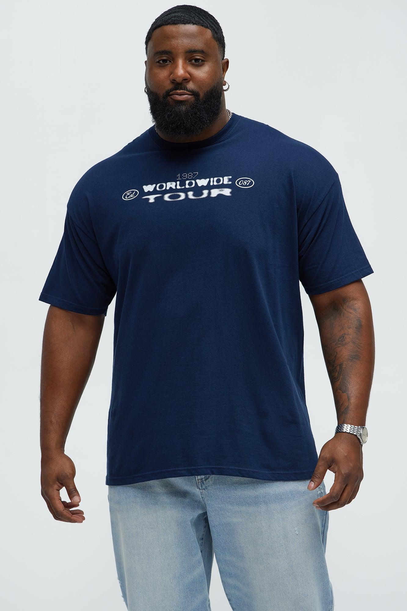 Worldwide Tour Melrose Short Sleeve Tee - Navy Product Image