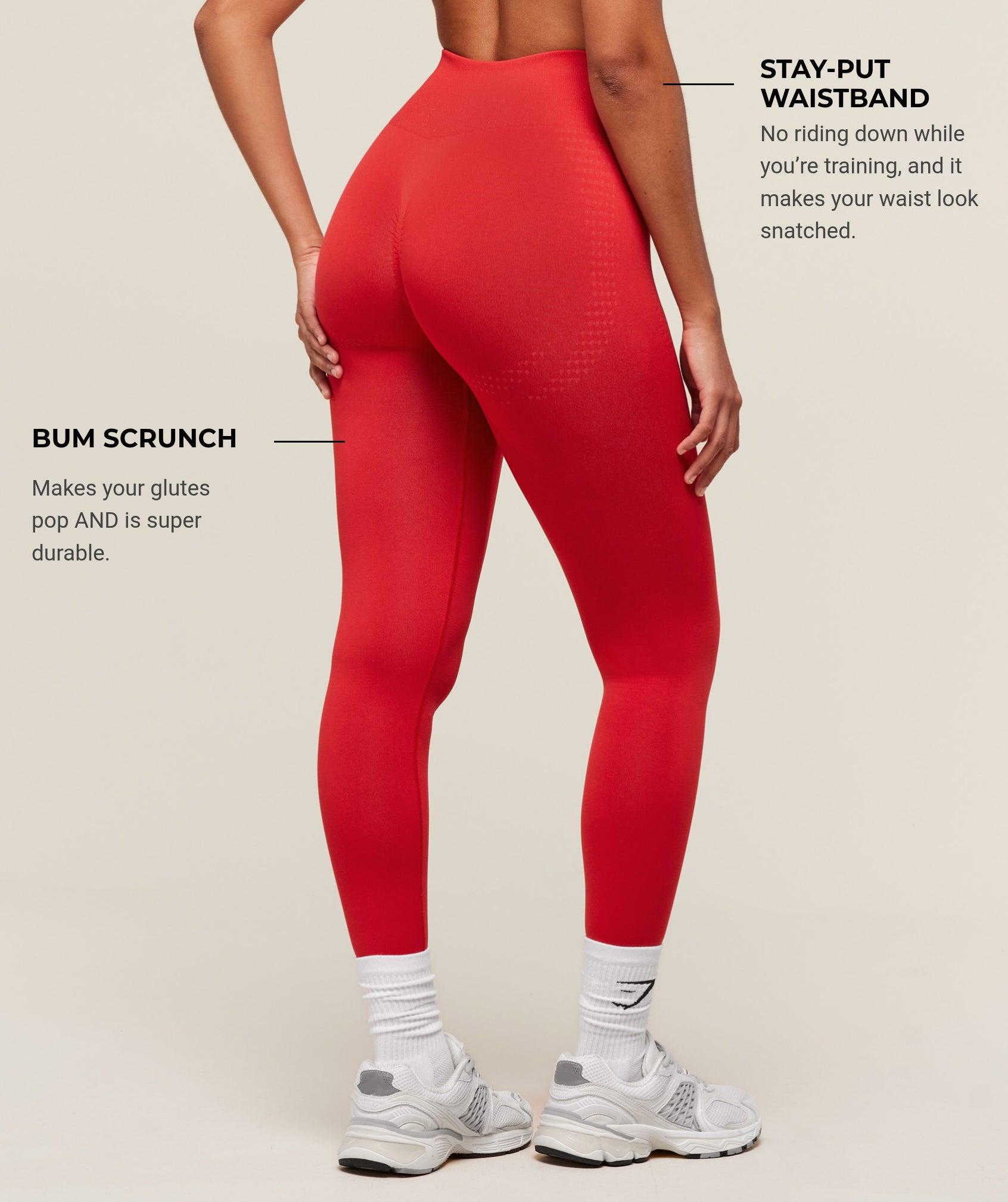 Gymshark Vital Soft Leggings - Velocity Red Female Product Image