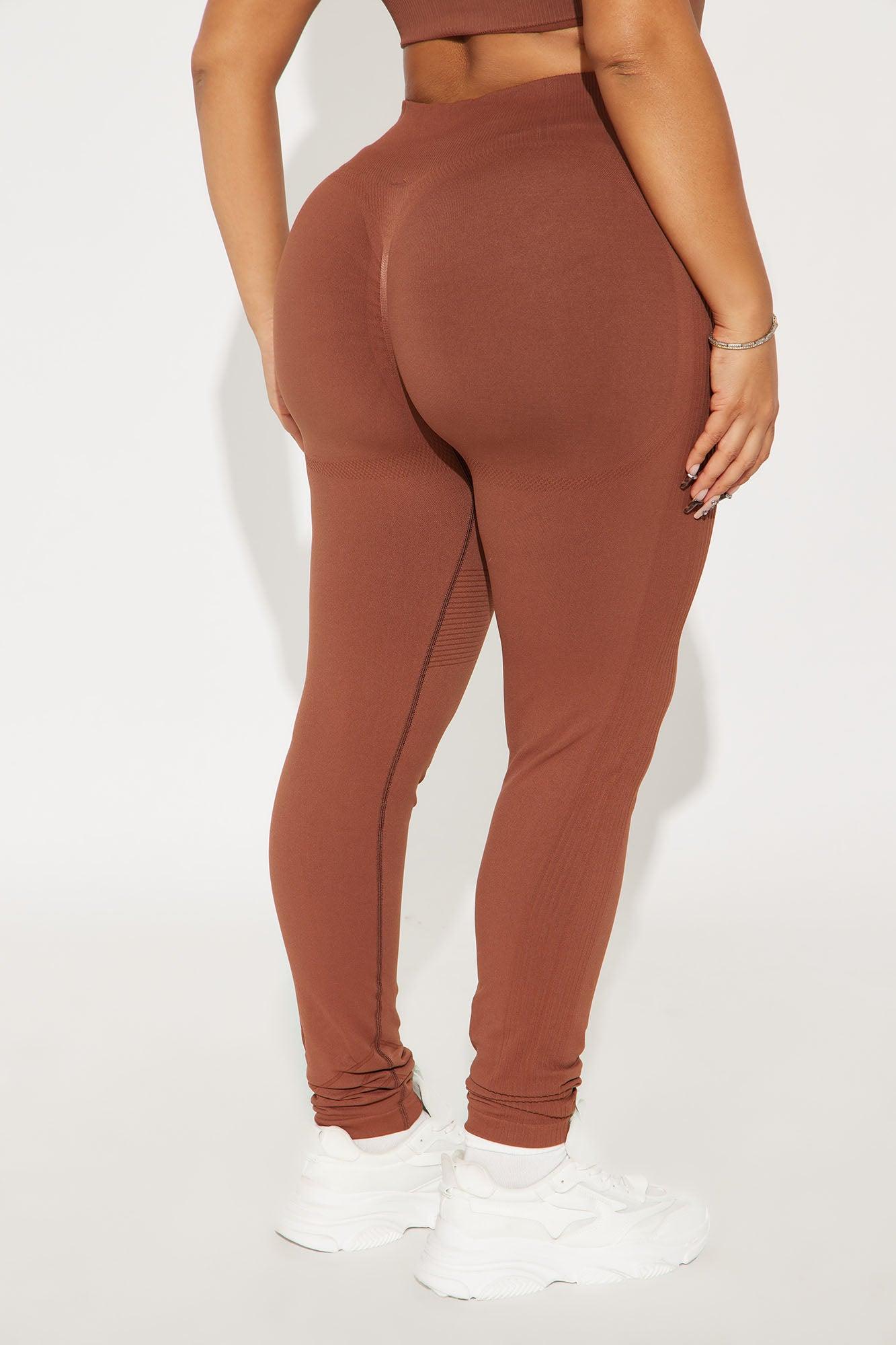 Good Stretch Seamless Active Legging - Mocha Product Image