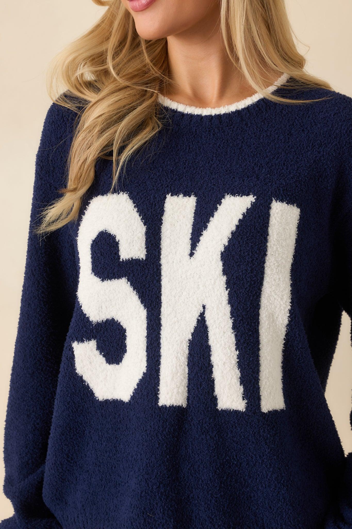 Z Supply Blue Sapphire Ski Plush Sweater Product Image